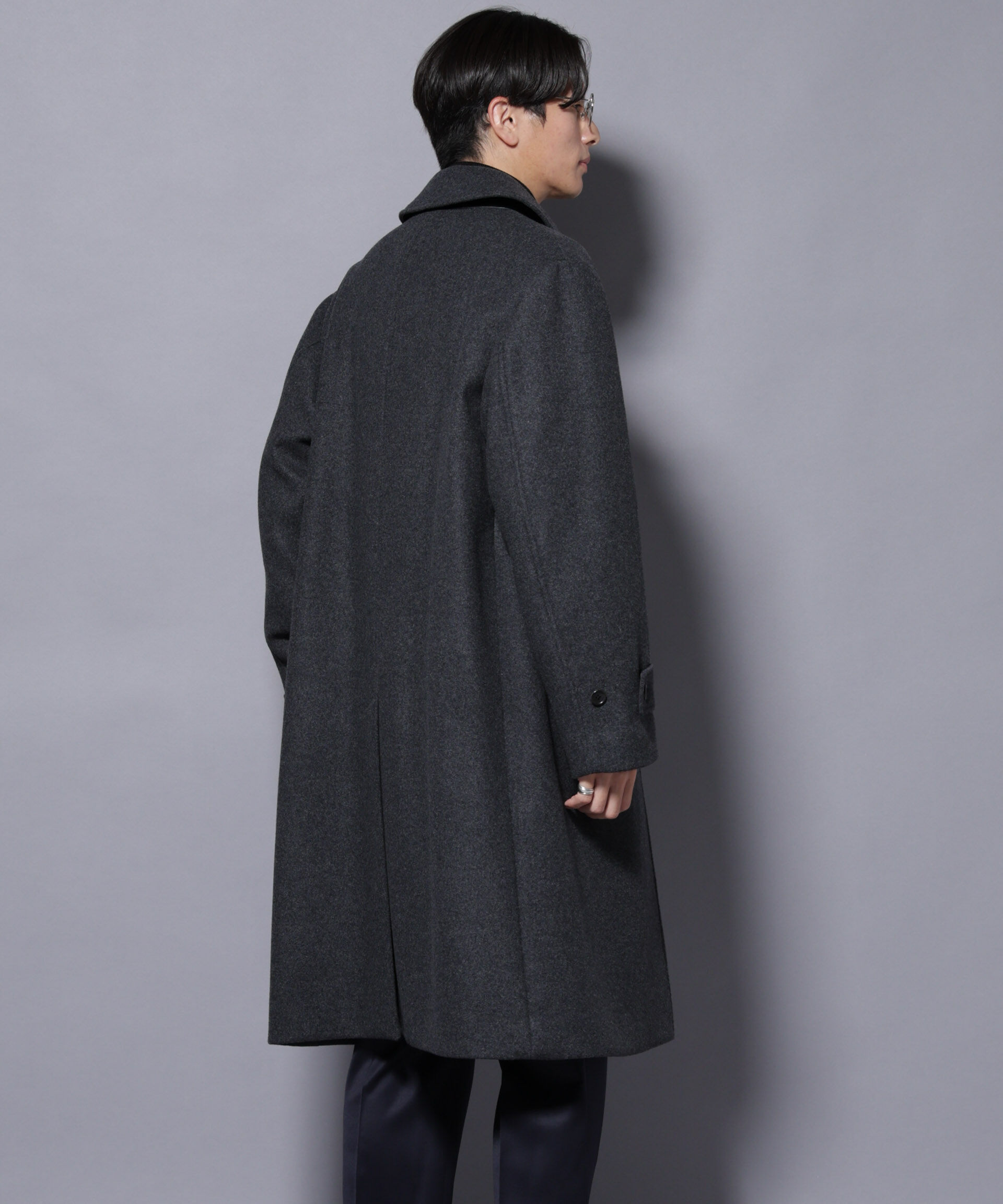 nano･universe「ウールカシミヤメルトンシングルコート」|その他|