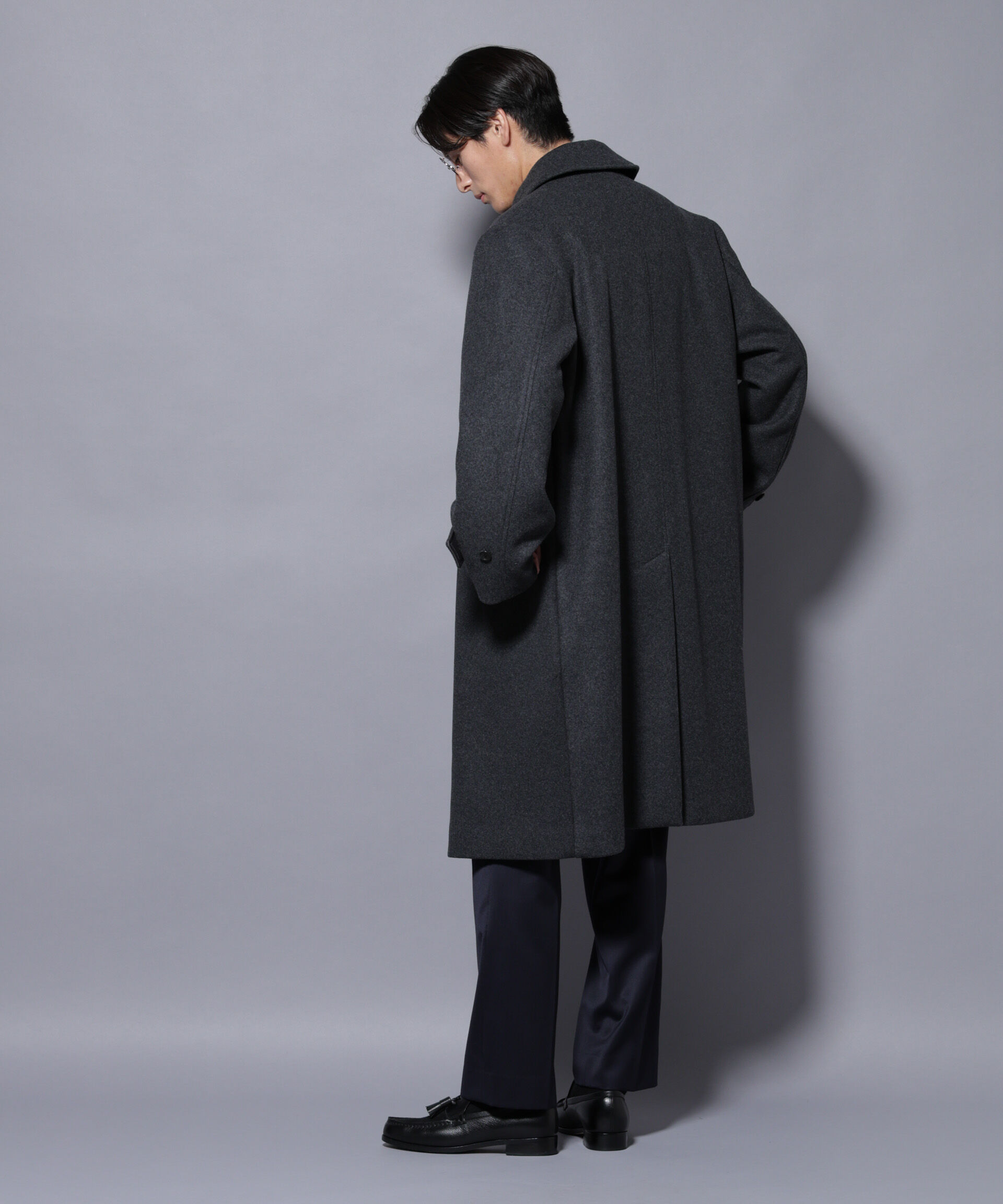nano･universe「ウールカシミヤメルトンシングルコート」|その他|