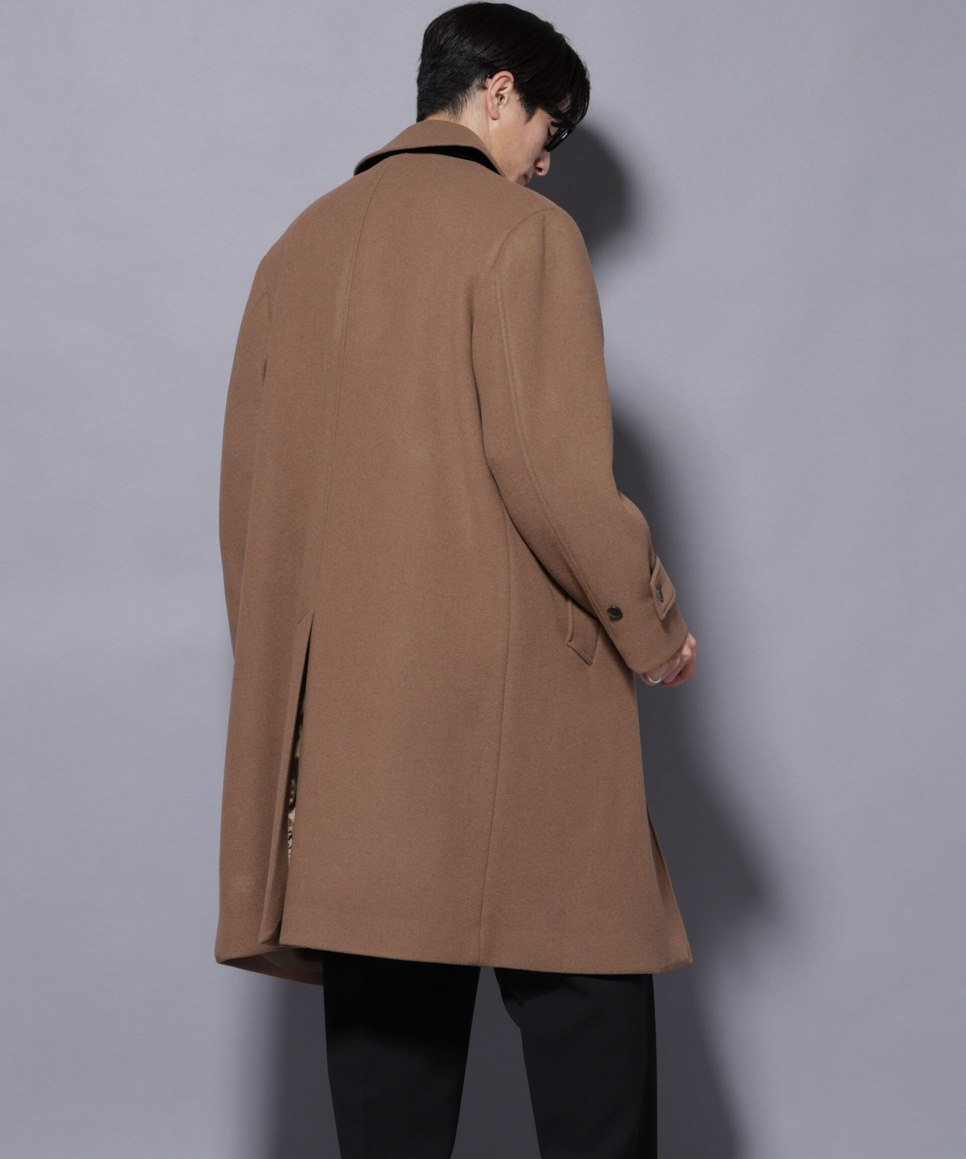 nano･universe「ウールカシミヤメルトンシングルコート」|その他|