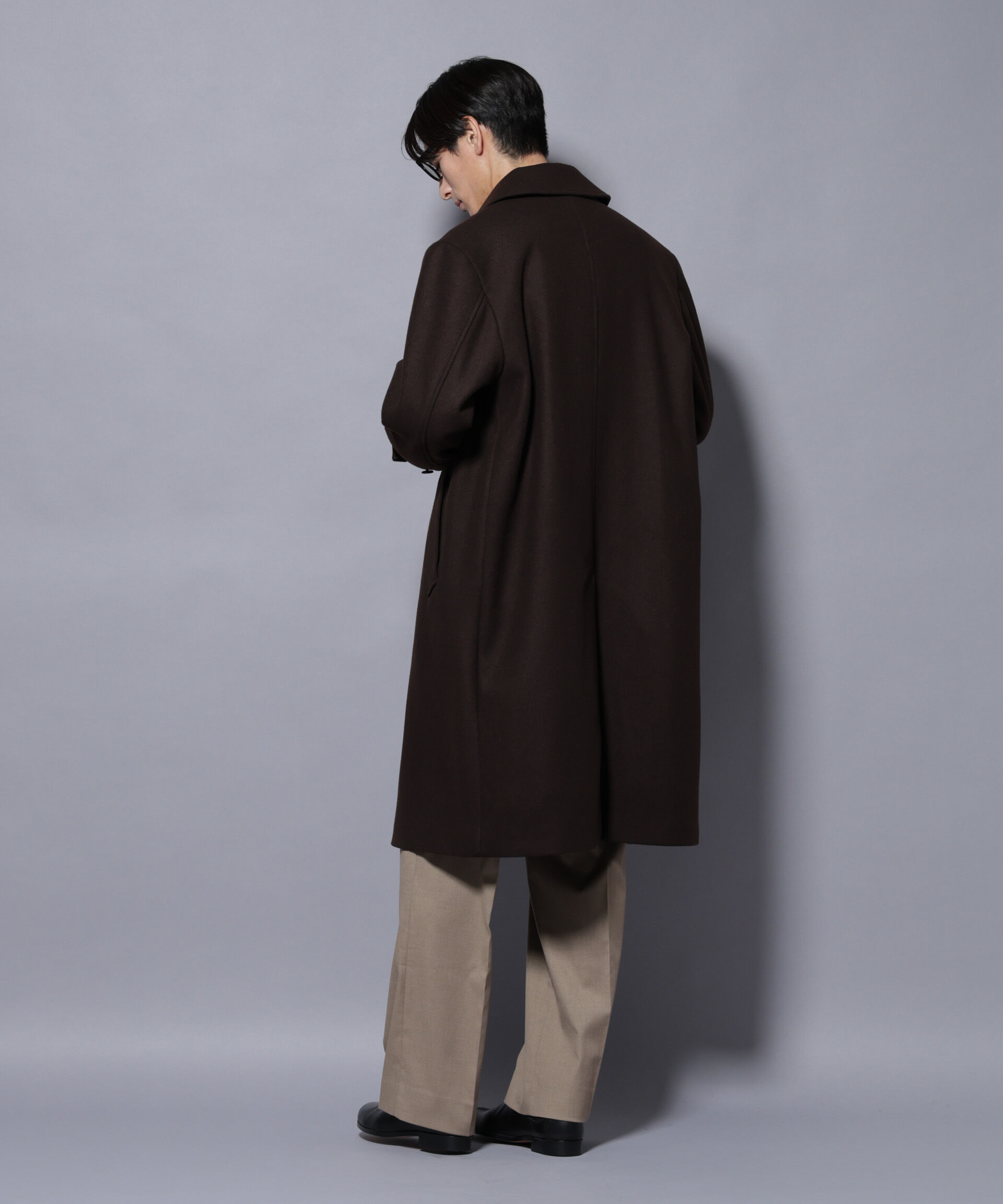 nano･universe「ウールカシミヤメルトンシングルコート」|その他|