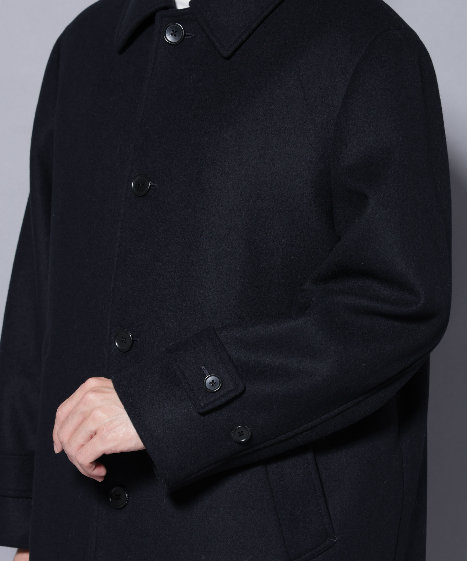 nano･universe「ウールカシミヤメルトンシングルコート」|その他|