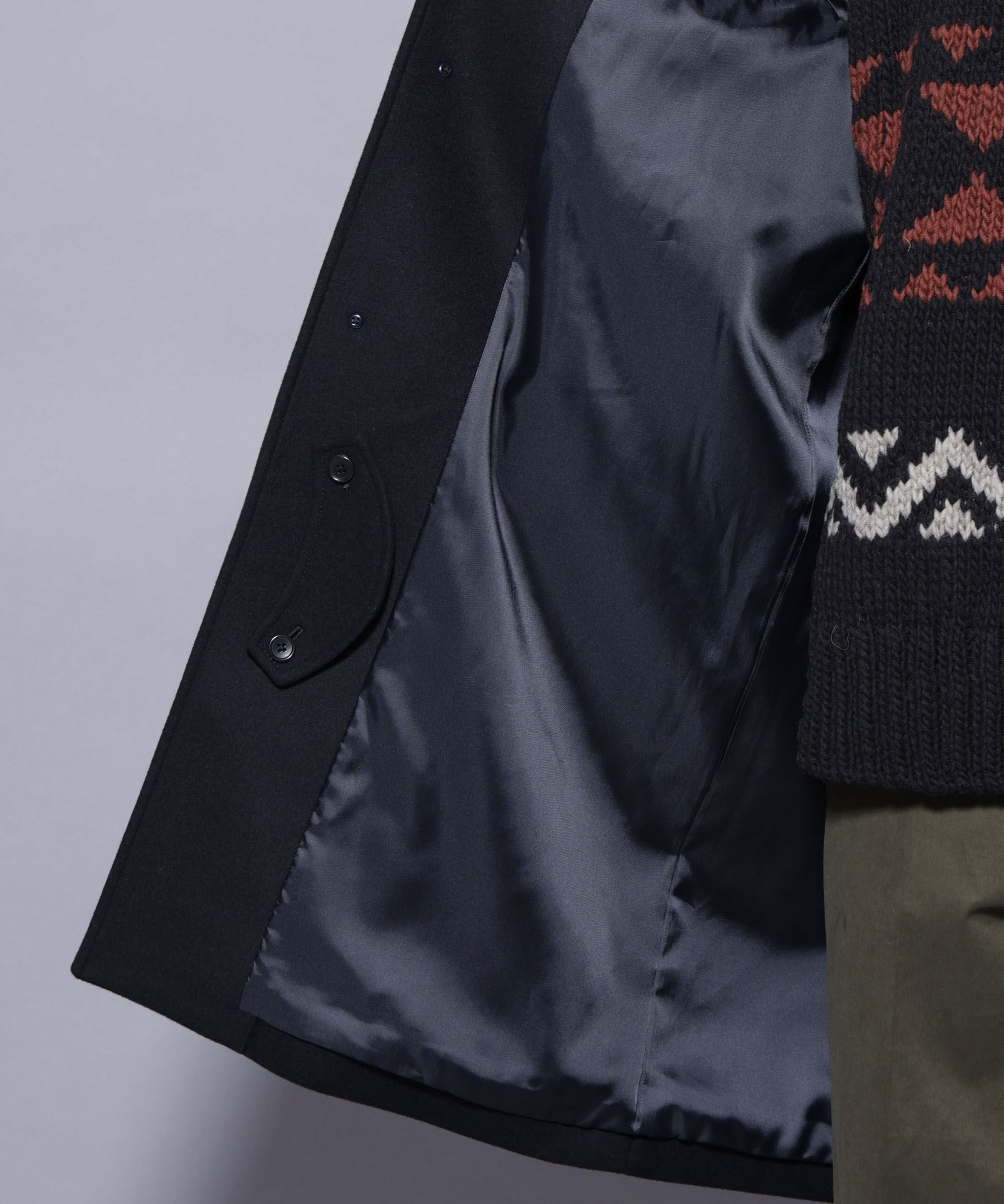 nano･universe「ウールカシミヤメルトンシングルコート」|その他|