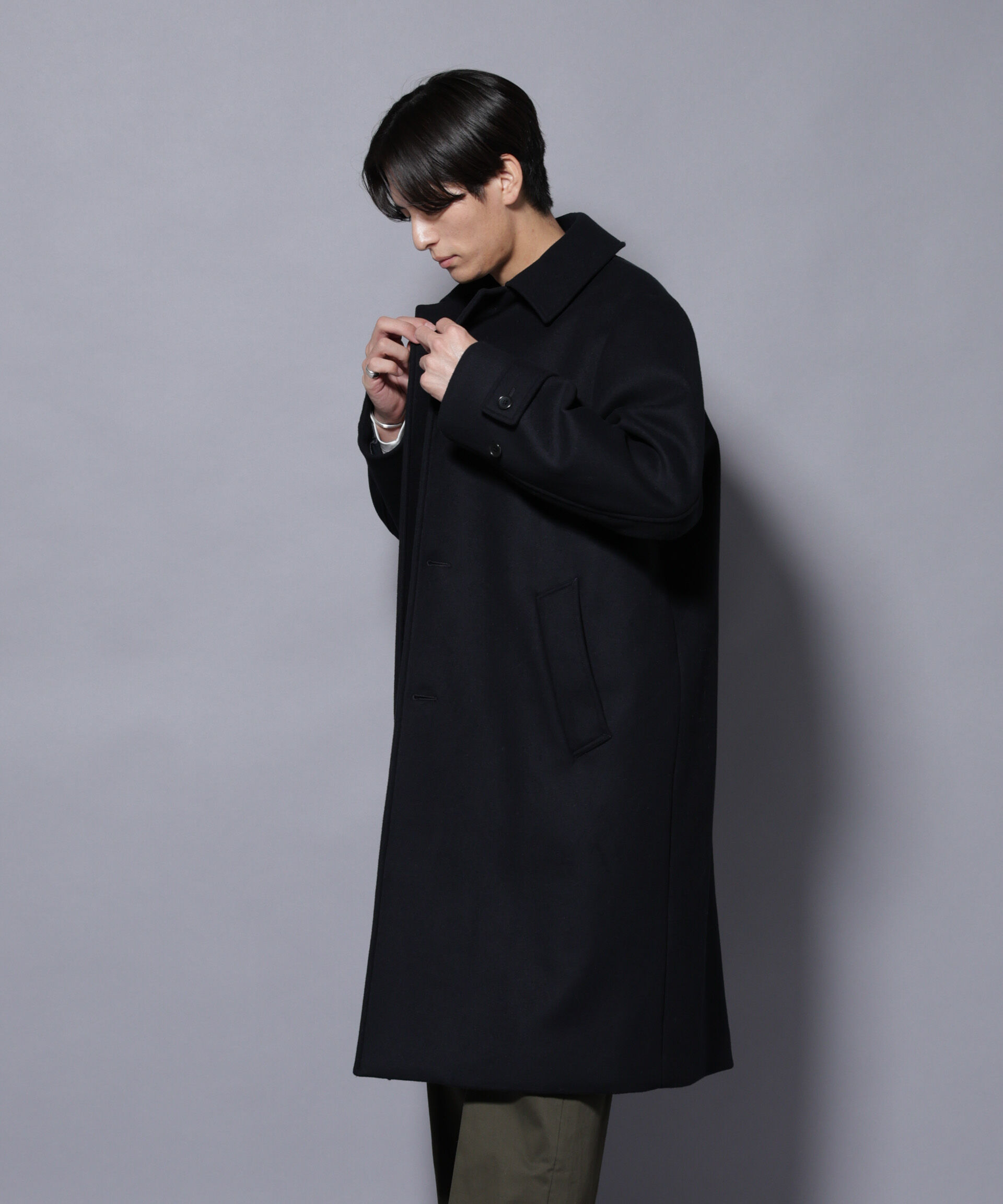 nano･universe「ウールカシミヤメルトンシングルコート」|その他|