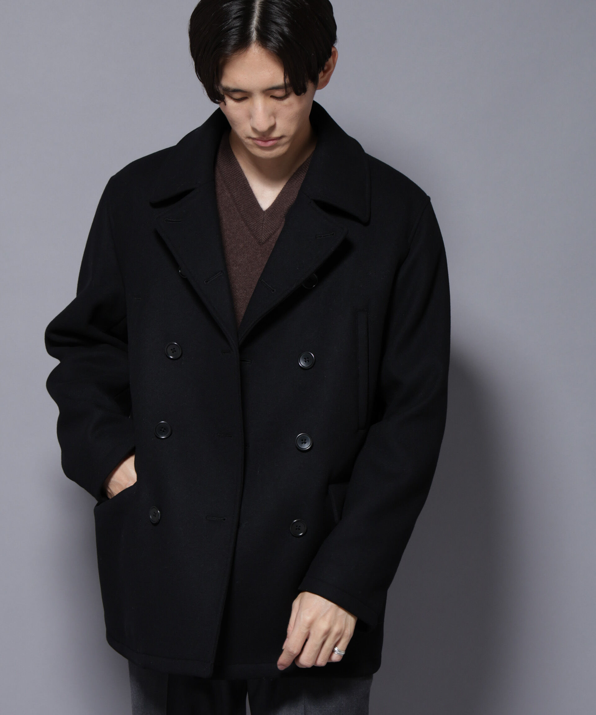 nano･universe「ウールカシミヤメルトンPコート」|その他|