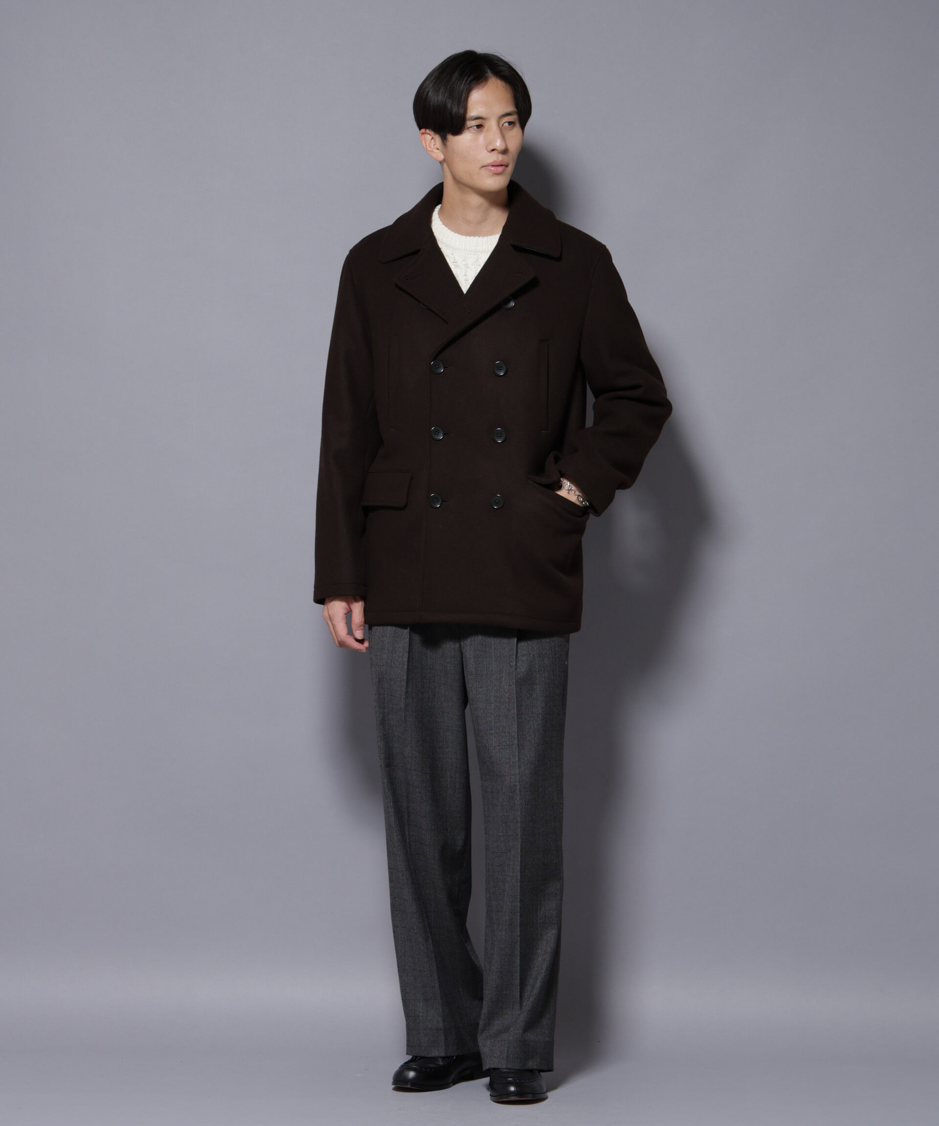 nano･universe「ウールカシミヤメルトンPコート」|その他|