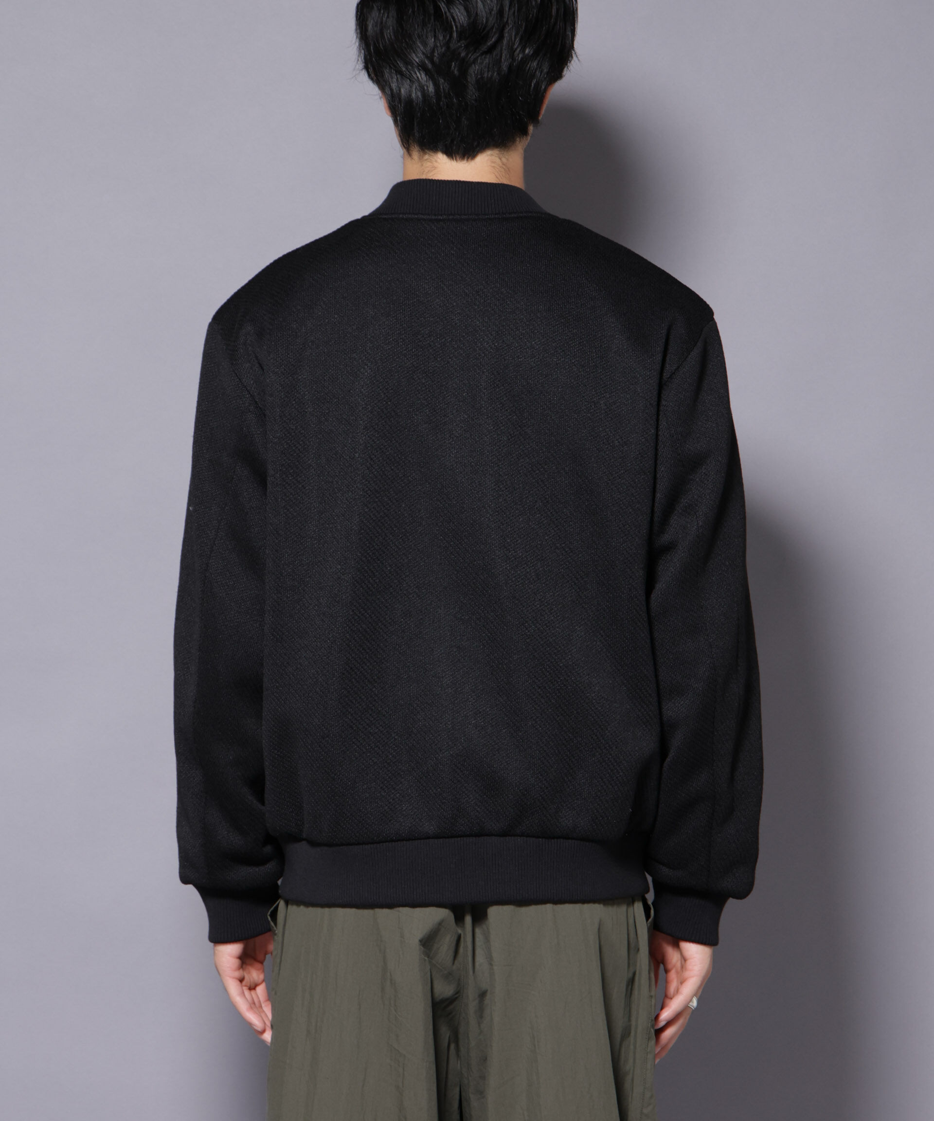 nano･universe「ニットフリースZIPブルゾン(セットアップ可)」|ブルゾン・スタジャン|