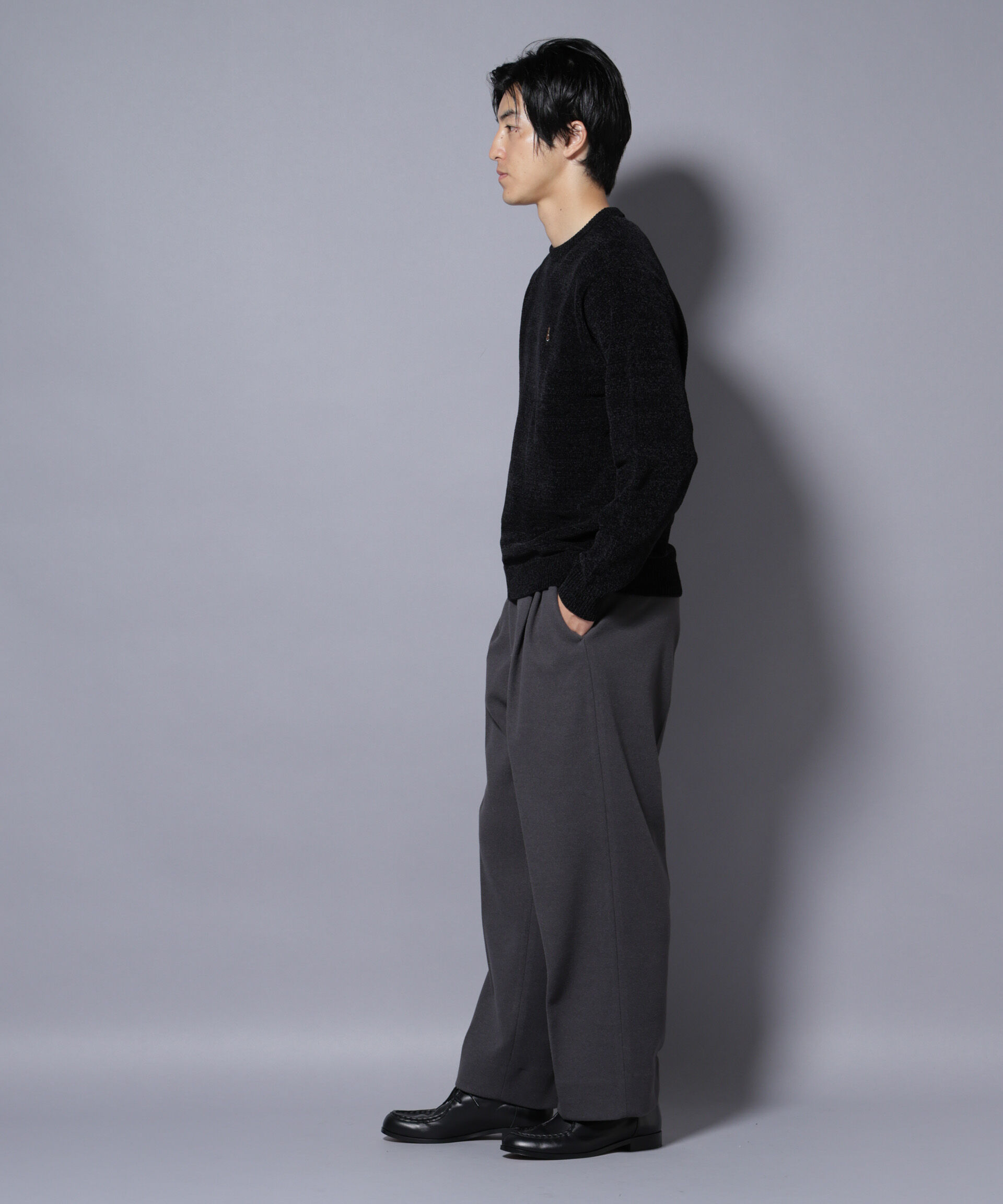 nano･universe「ナノベアモールニットクルーネック 2」|ニット・セーター|