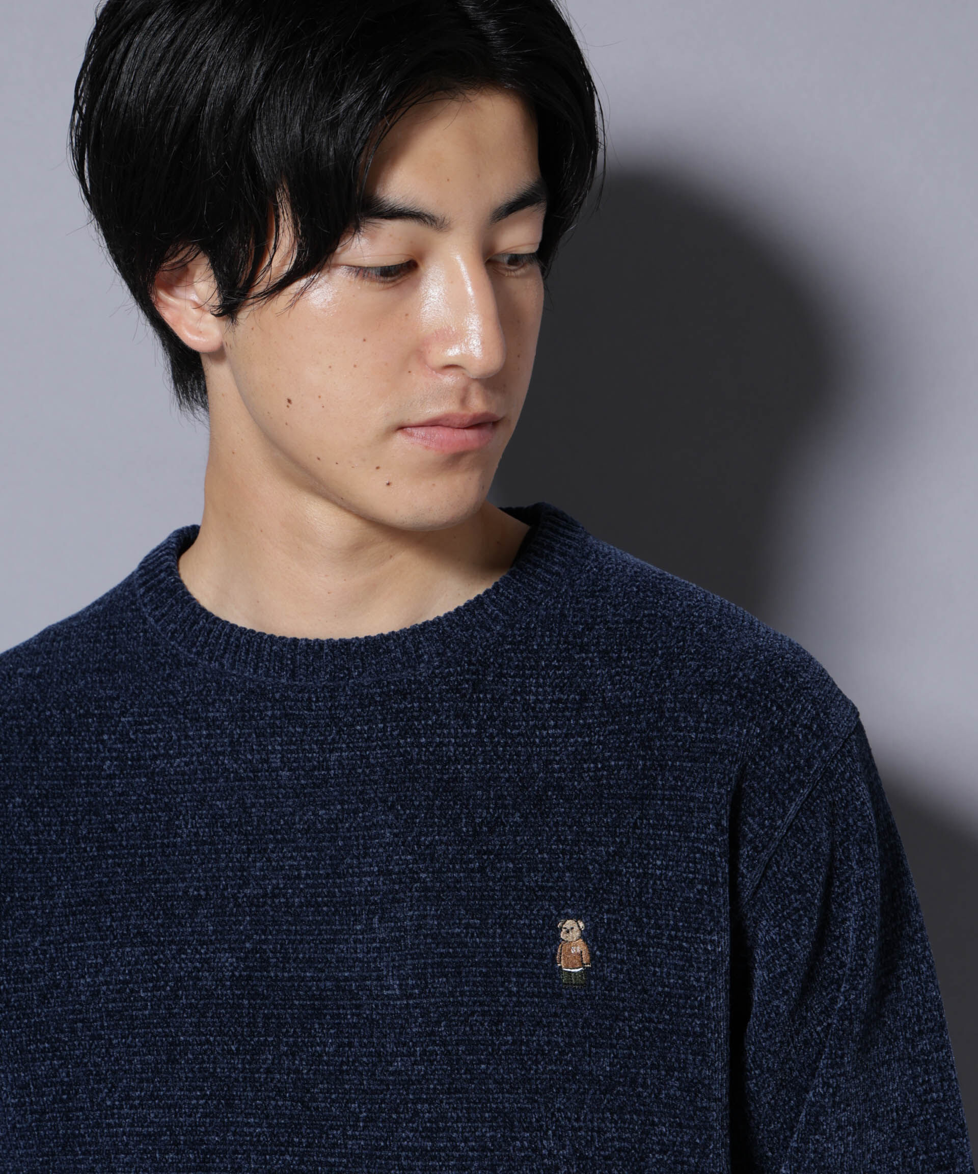 nano･universe「ナノベアモールニットクルーネック 2」|ニット・セーター|