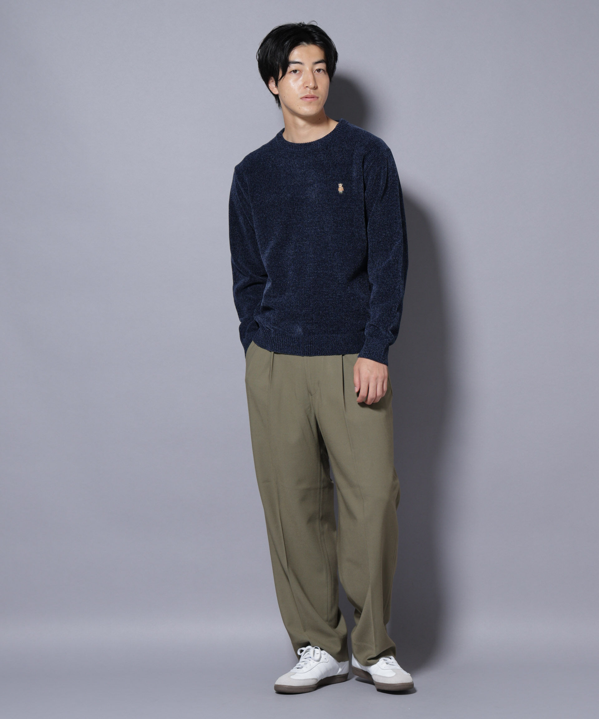 nano･universe「ナノベアモールニットクルーネック 2」|ニット・セーター|