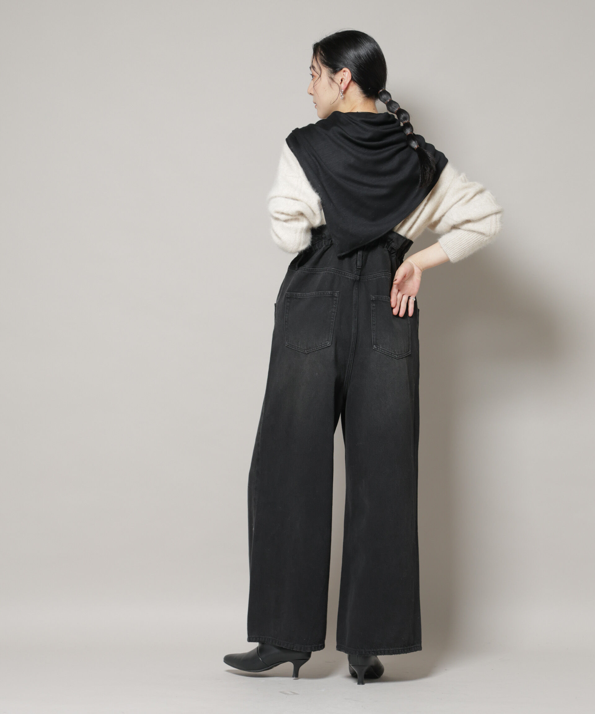 nano･universe「コットンワイドサロペット」|ワンピース|