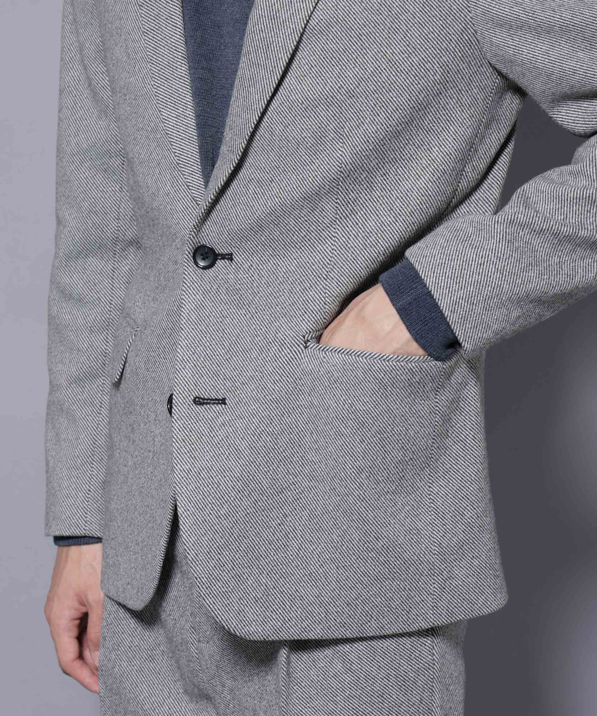 nano･universe「ウォームジャケット(セットアップ可)」|テーラードジャケット|