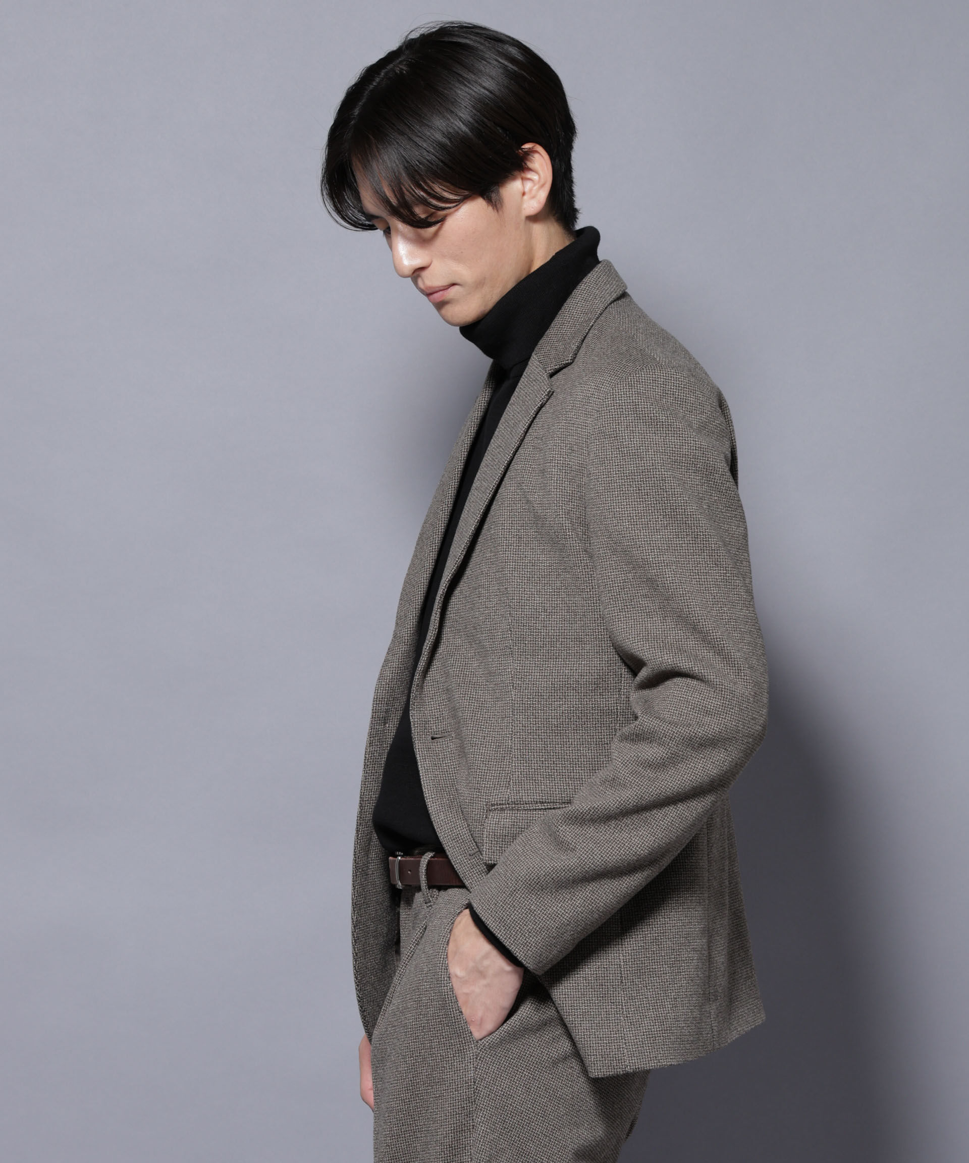 nano･universe「ウォームジャケット(セットアップ可)」|テーラードジャケット|