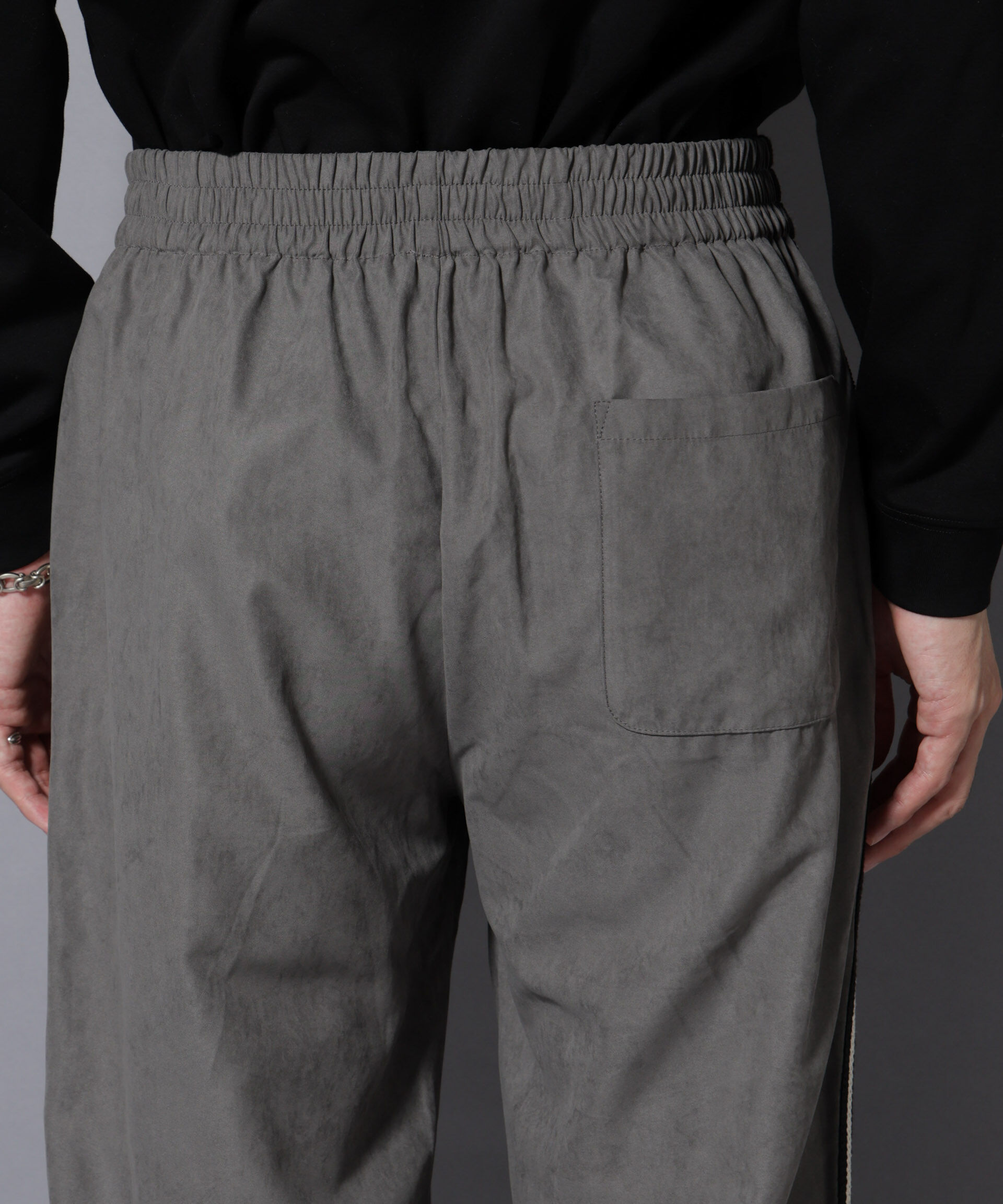 nano･universe「NORMANBROS別注 トラックパンツ」|チノ|