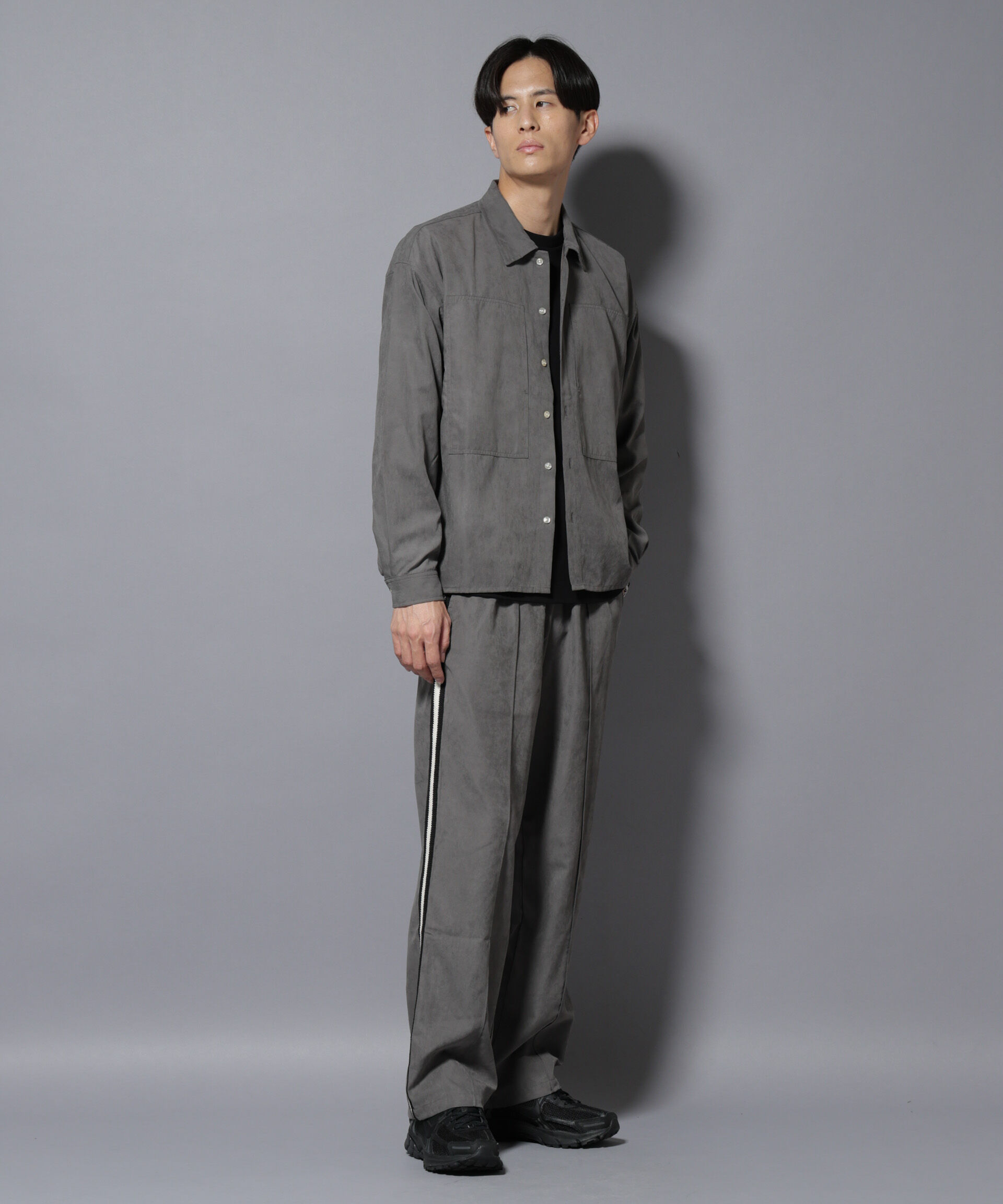 nano･universe「NORMANBROS別注 トラックパンツ」|チノ|