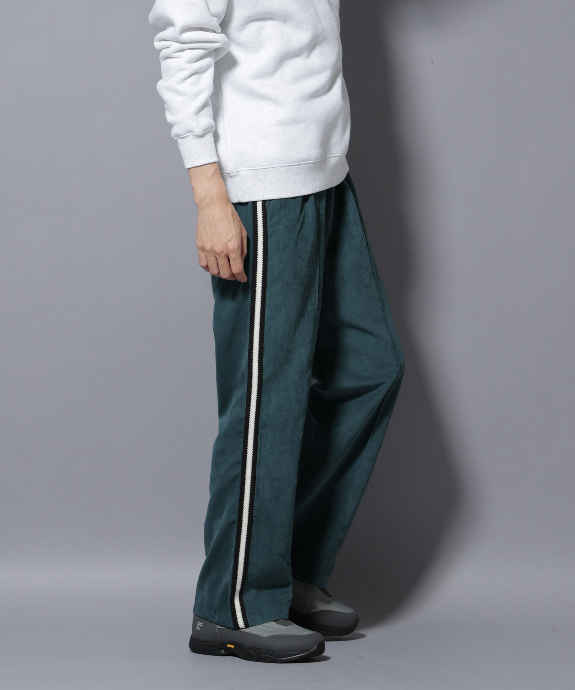 nano･universe「NORMANBROS別注 トラックパンツ」|チノ|