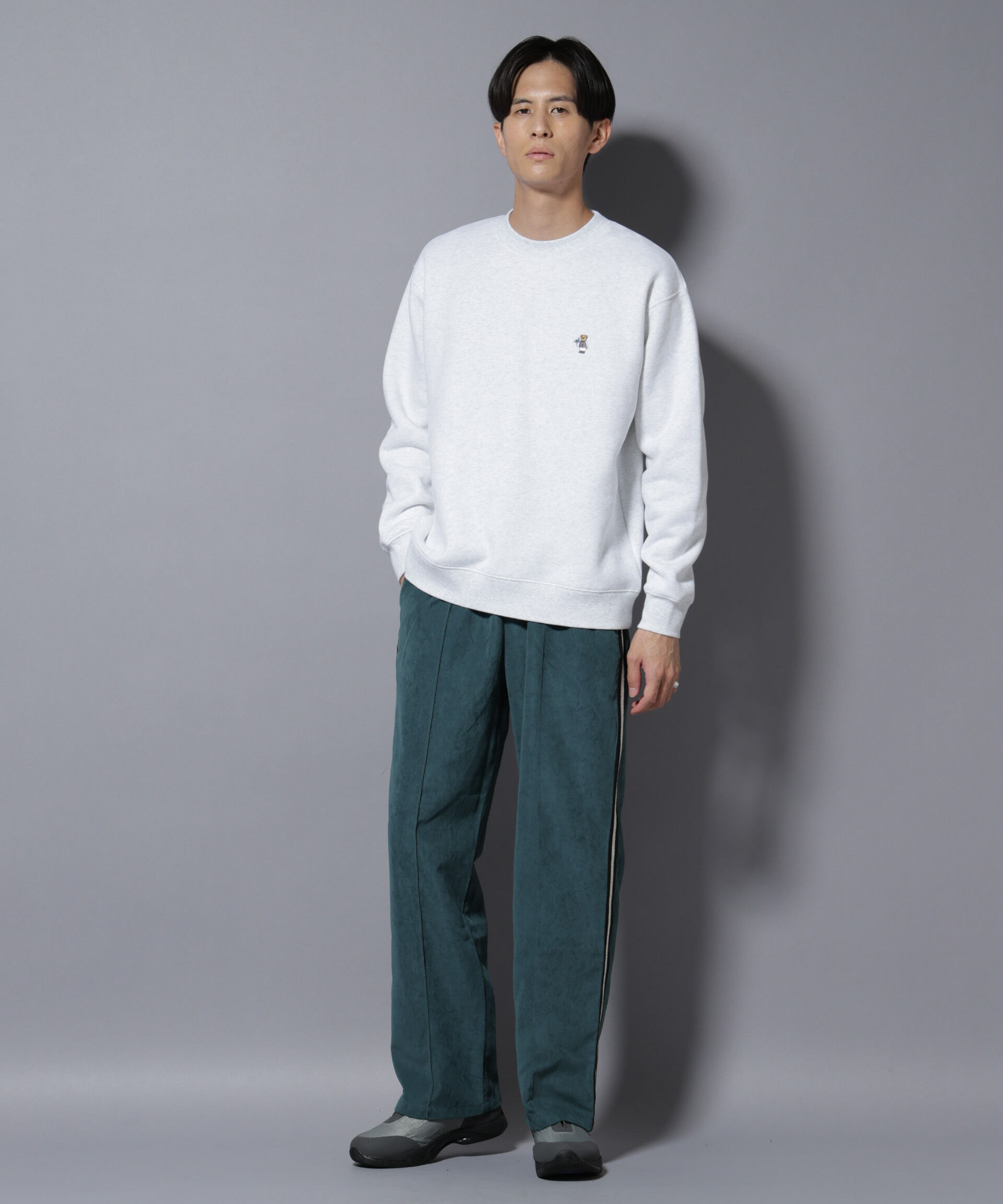 nano･universe「NORMANBROS別注 トラックパンツ」|チノ|