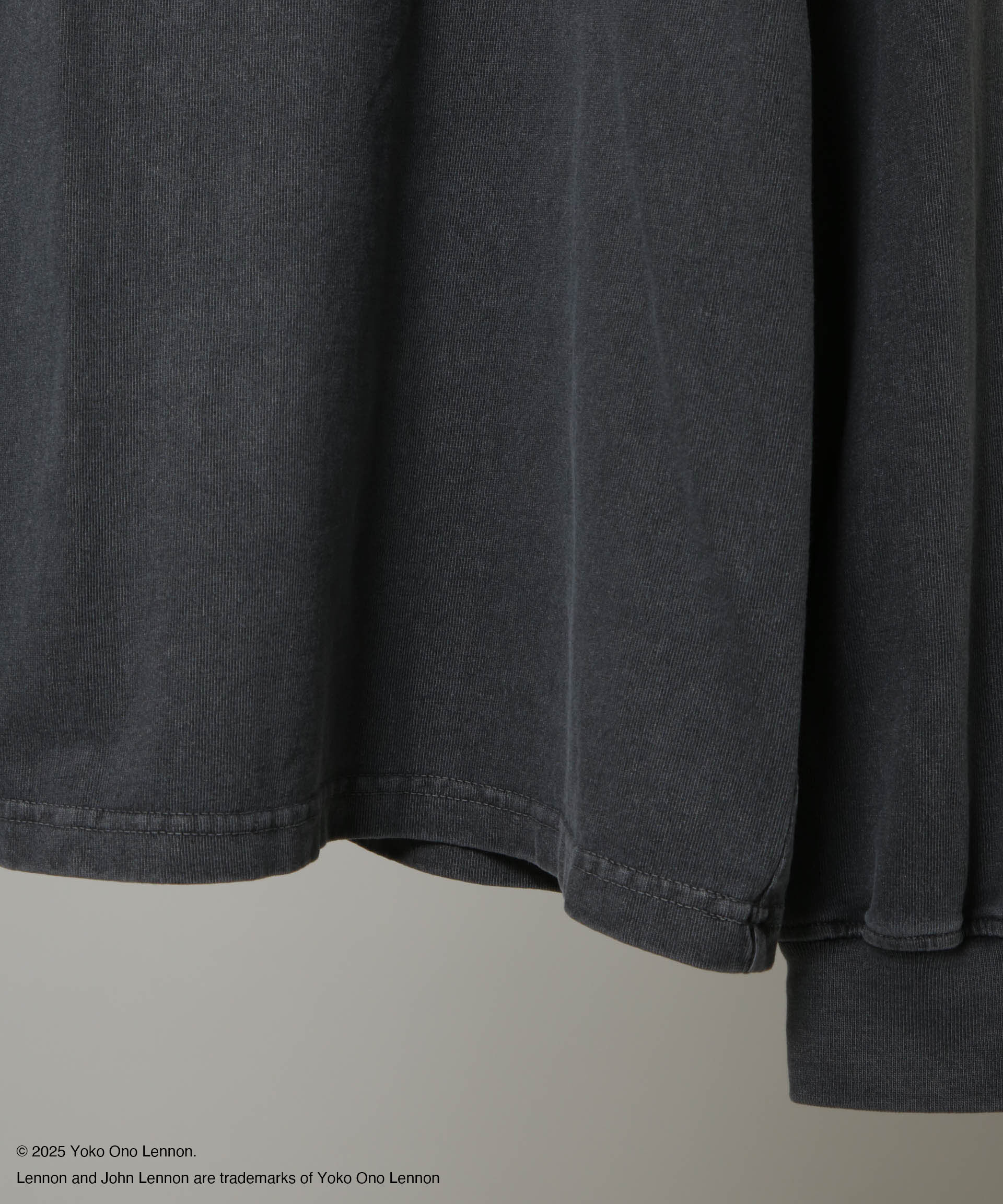 nano･universe「「HOTEL PALACE」John Lennon ピグメントL/S TEE」|Tシャツ・カットソー|