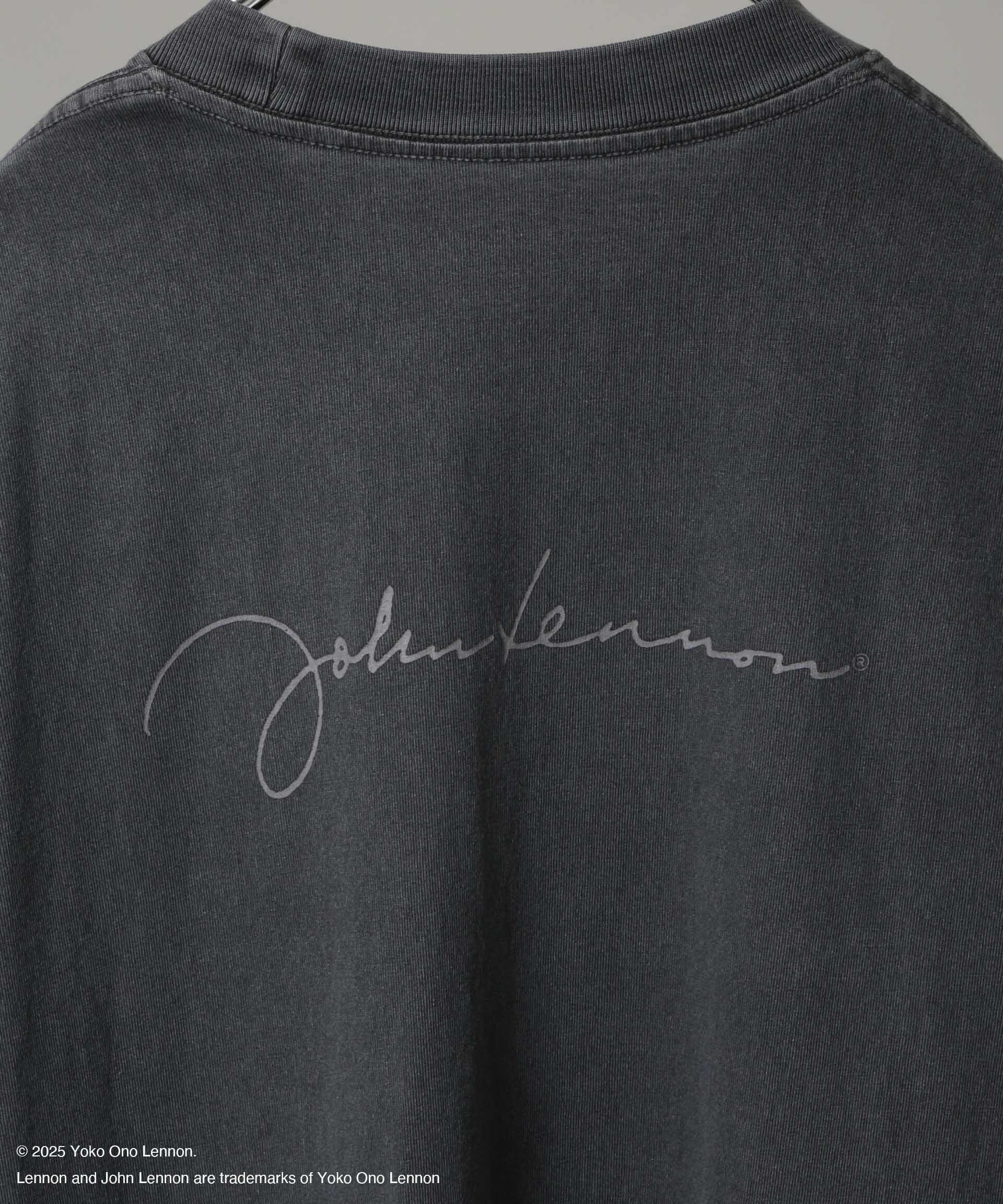 nano･universe「「HOTEL PALACE」John Lennon ピグメントL/S TEE」|Tシャツ・カットソー|