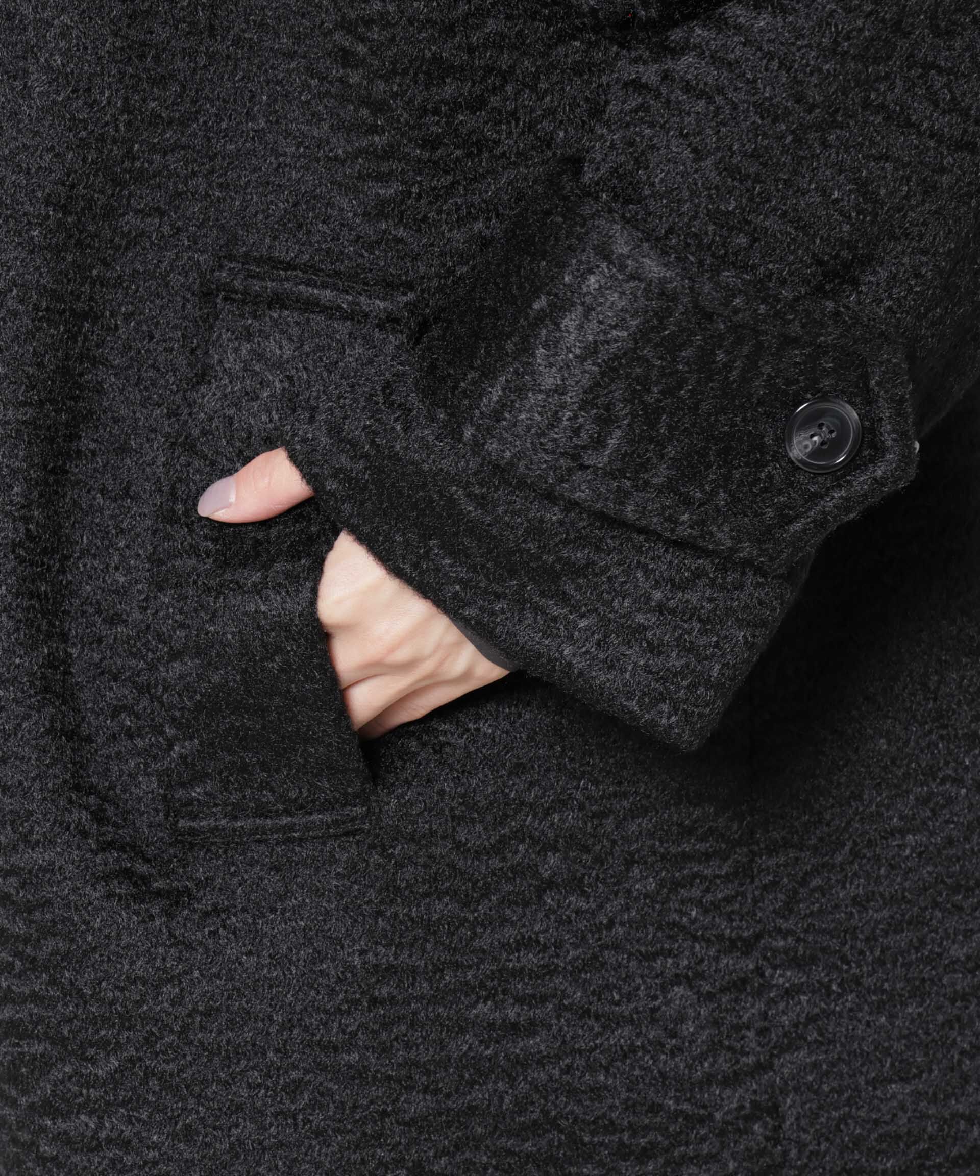 nano･universe「ブークレスタンドカラーミドルコート」|その他|