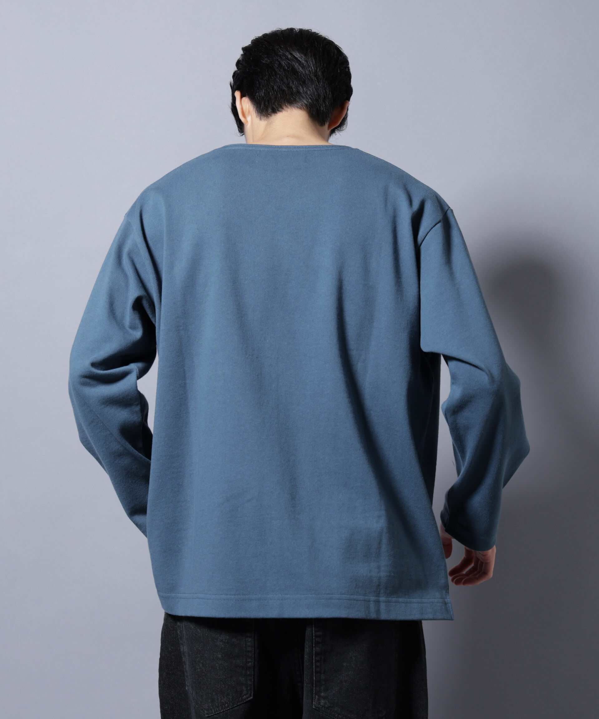 nano･universe「天竺ヘビーコットンボートネックＴシャツ 長袖」|Tシャツ・カットソー|