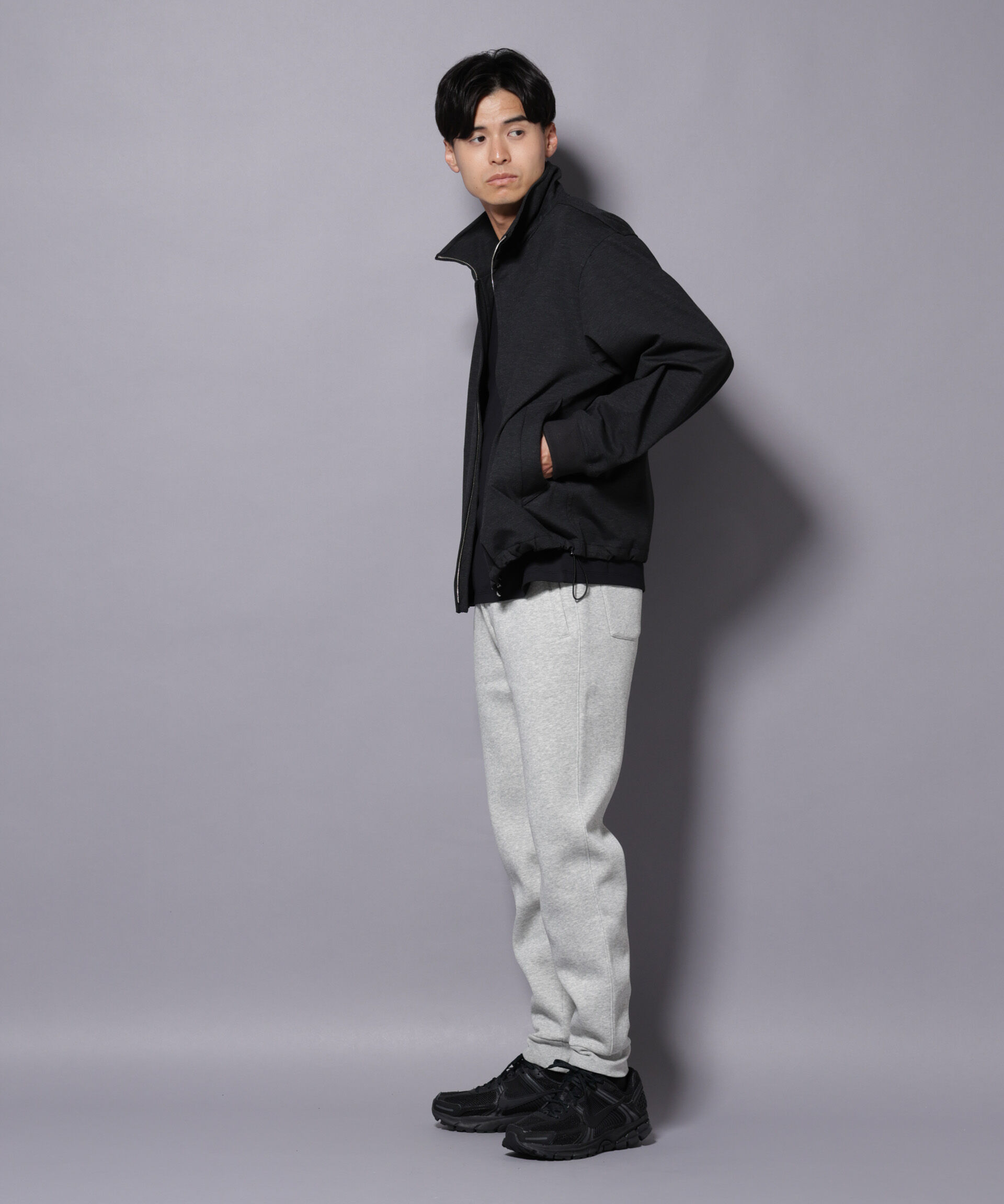 nano･universe「DELEGANTE TECH+ バルーンブルゾン」|ブルゾン・スタジャン|