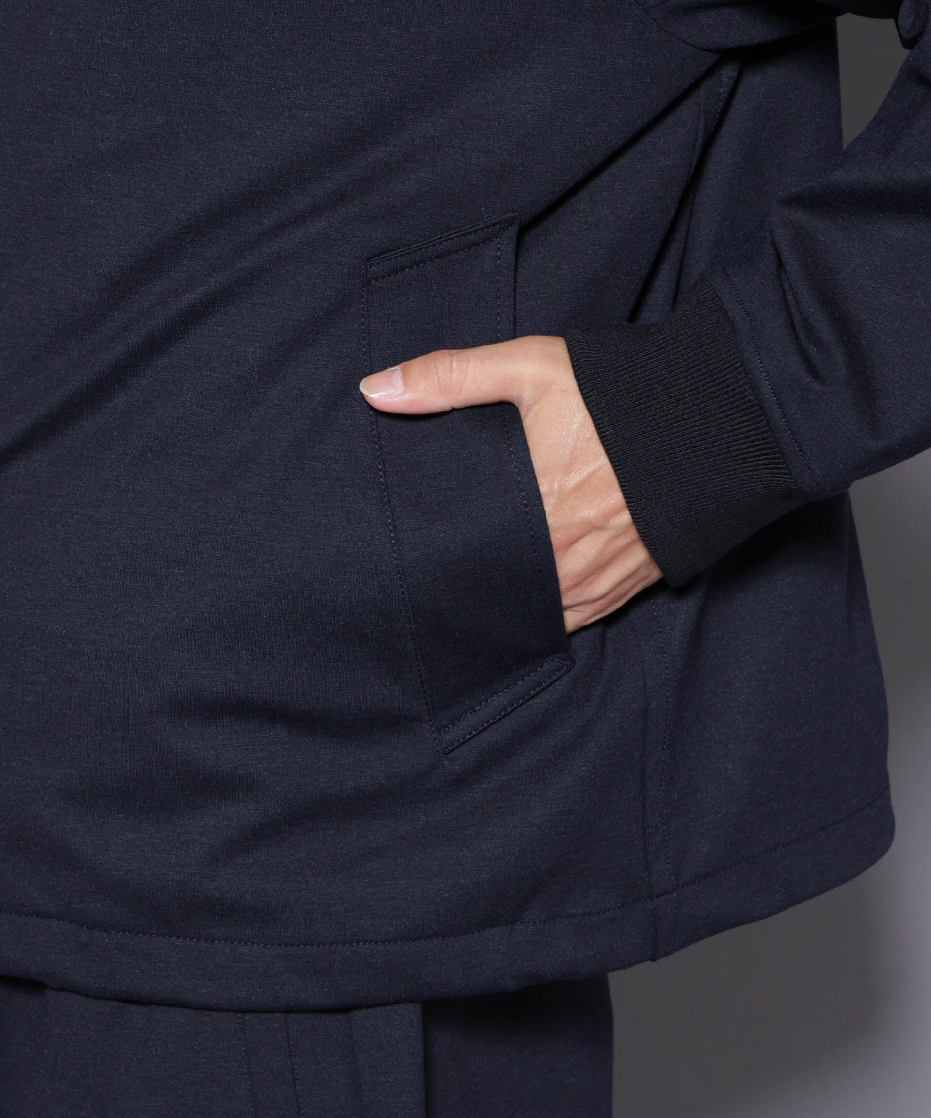 nano･universe「DELEGANTE TECH+ バルーンブルゾン」|ブルゾン・スタジャン|