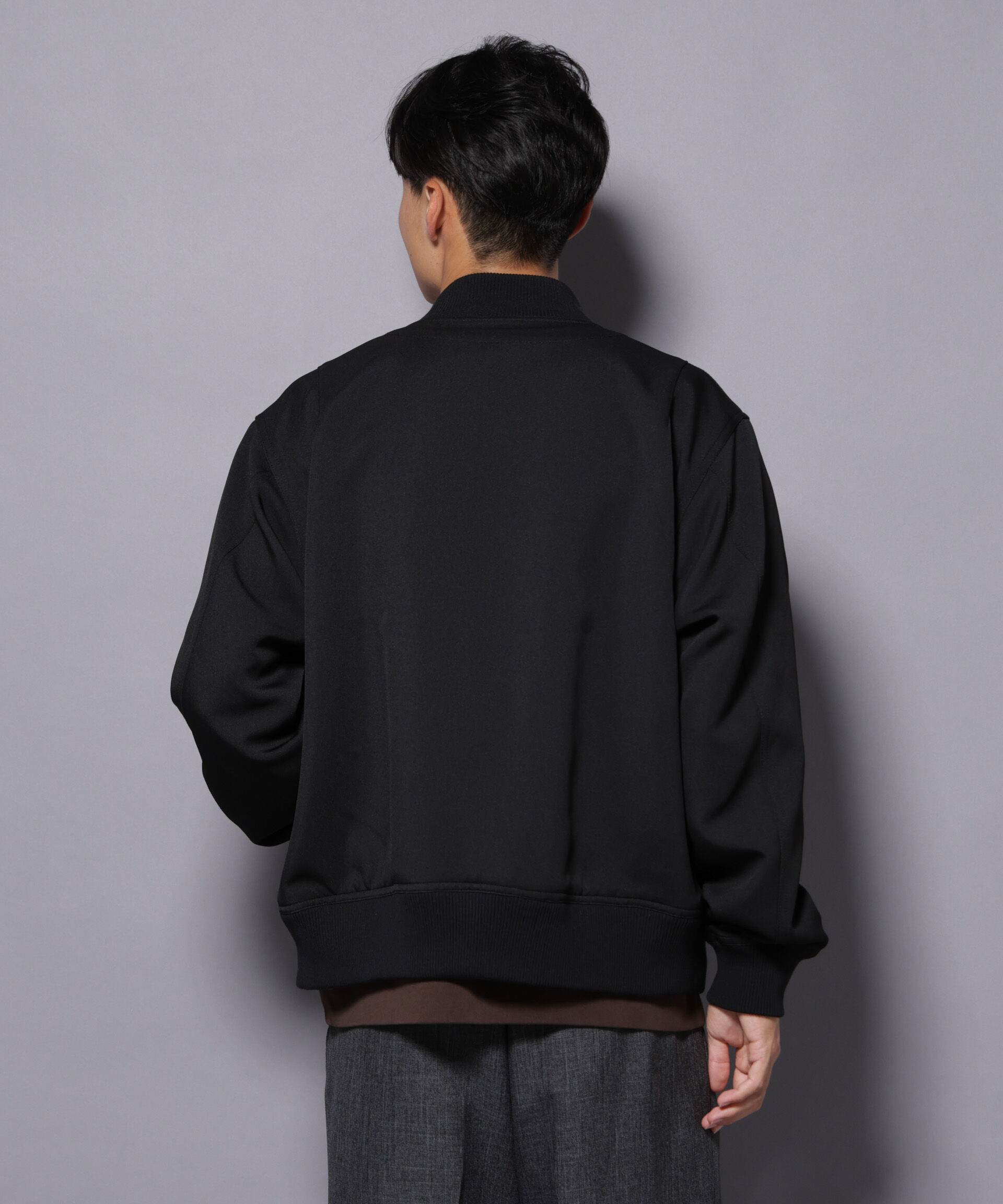 nano･universe「トリプルクロスMA-1」|ブルゾン・スタジャン|