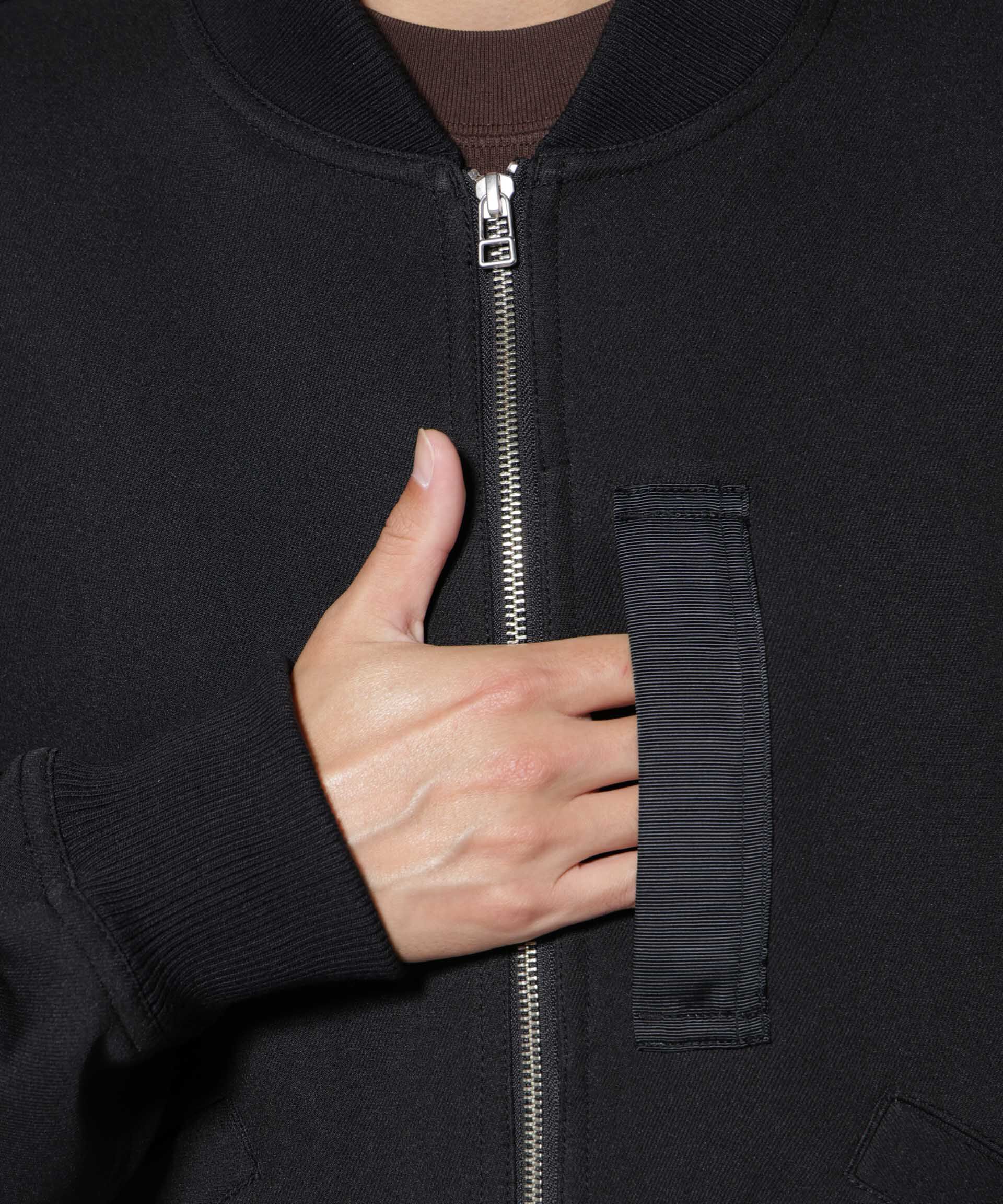 nano･universe「トリプルクロスMA-1」|ブルゾン・スタジャン|