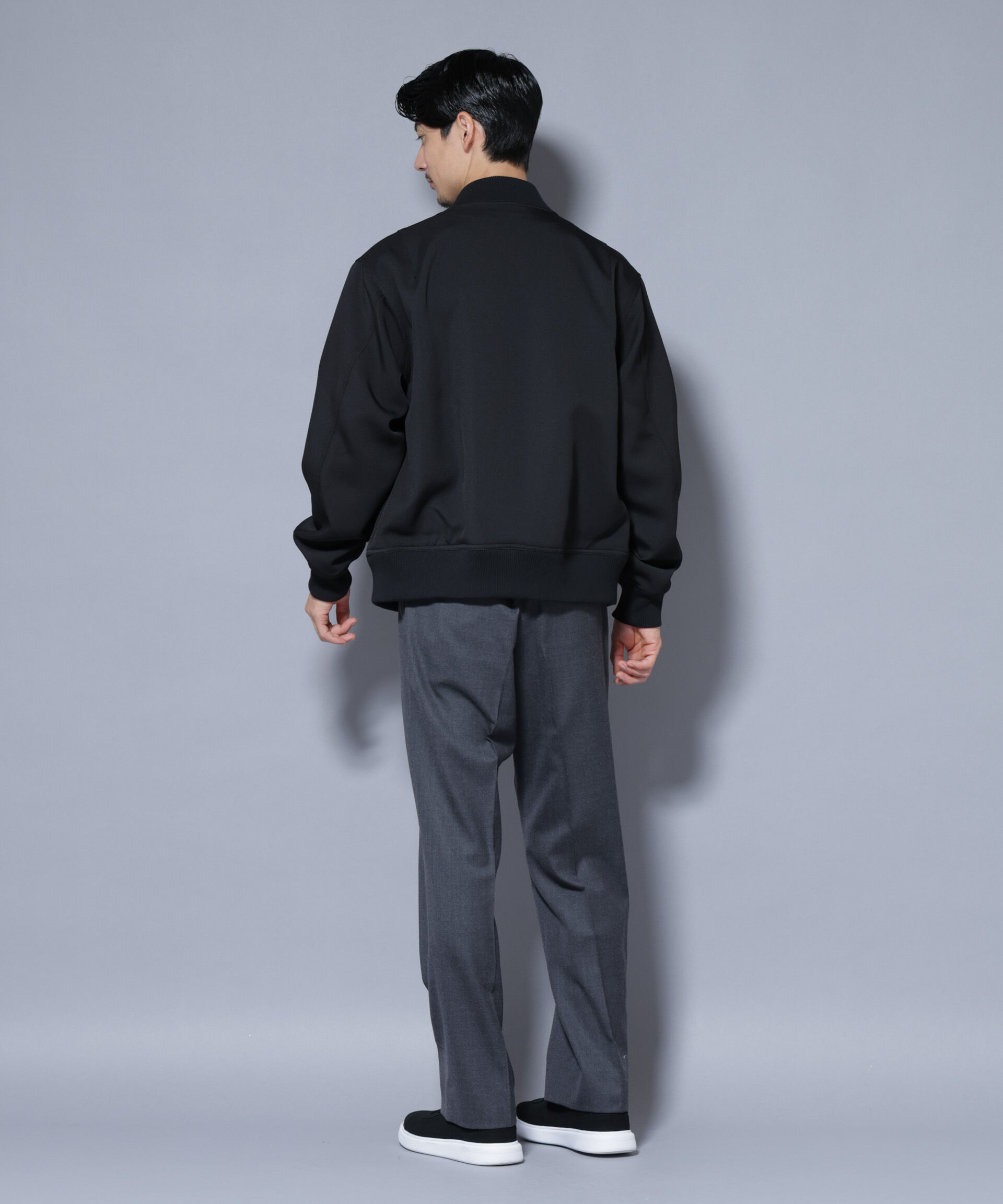 nano･universe「トリプルクロスMA-1」|ブルゾン・スタジャン|