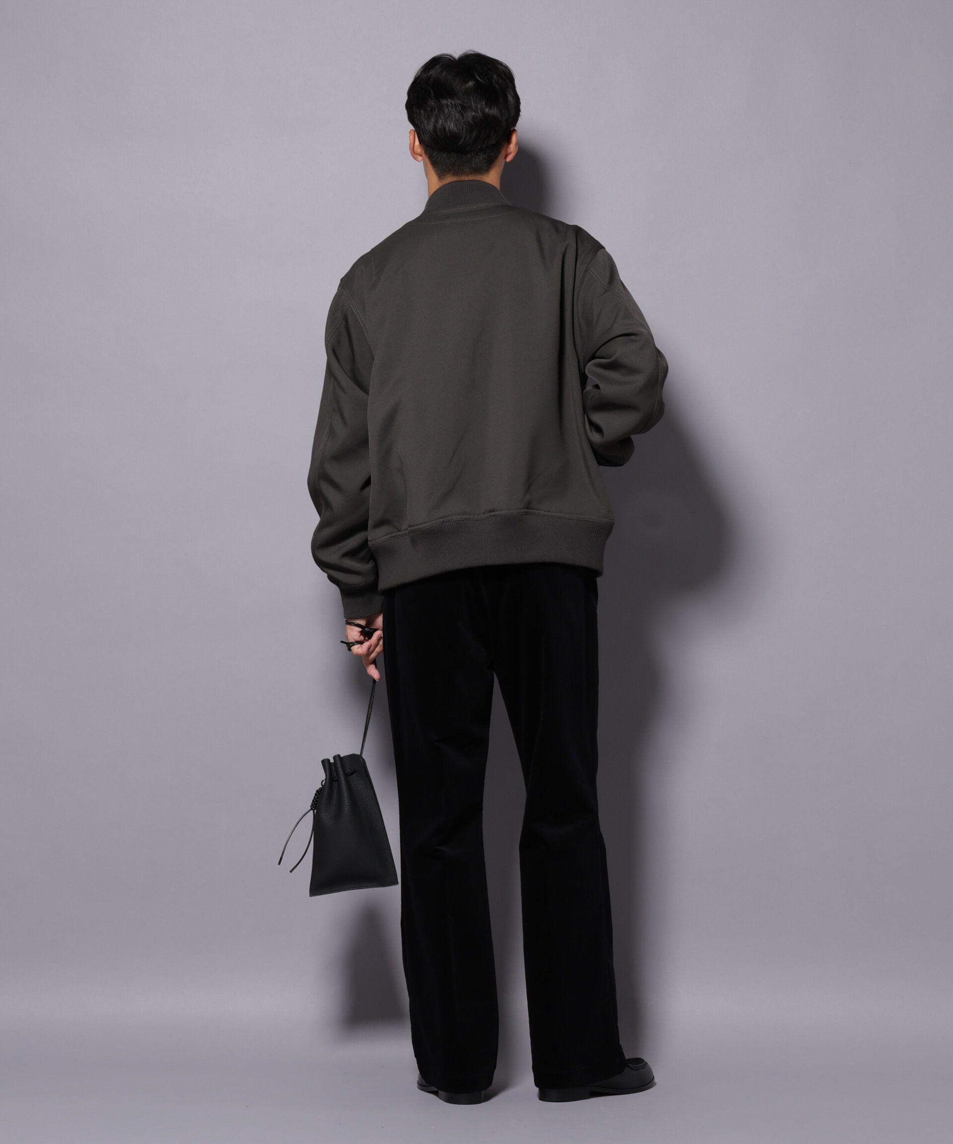 nano･universe「トリプルクロスMA-1」|ブルゾン・スタジャン|