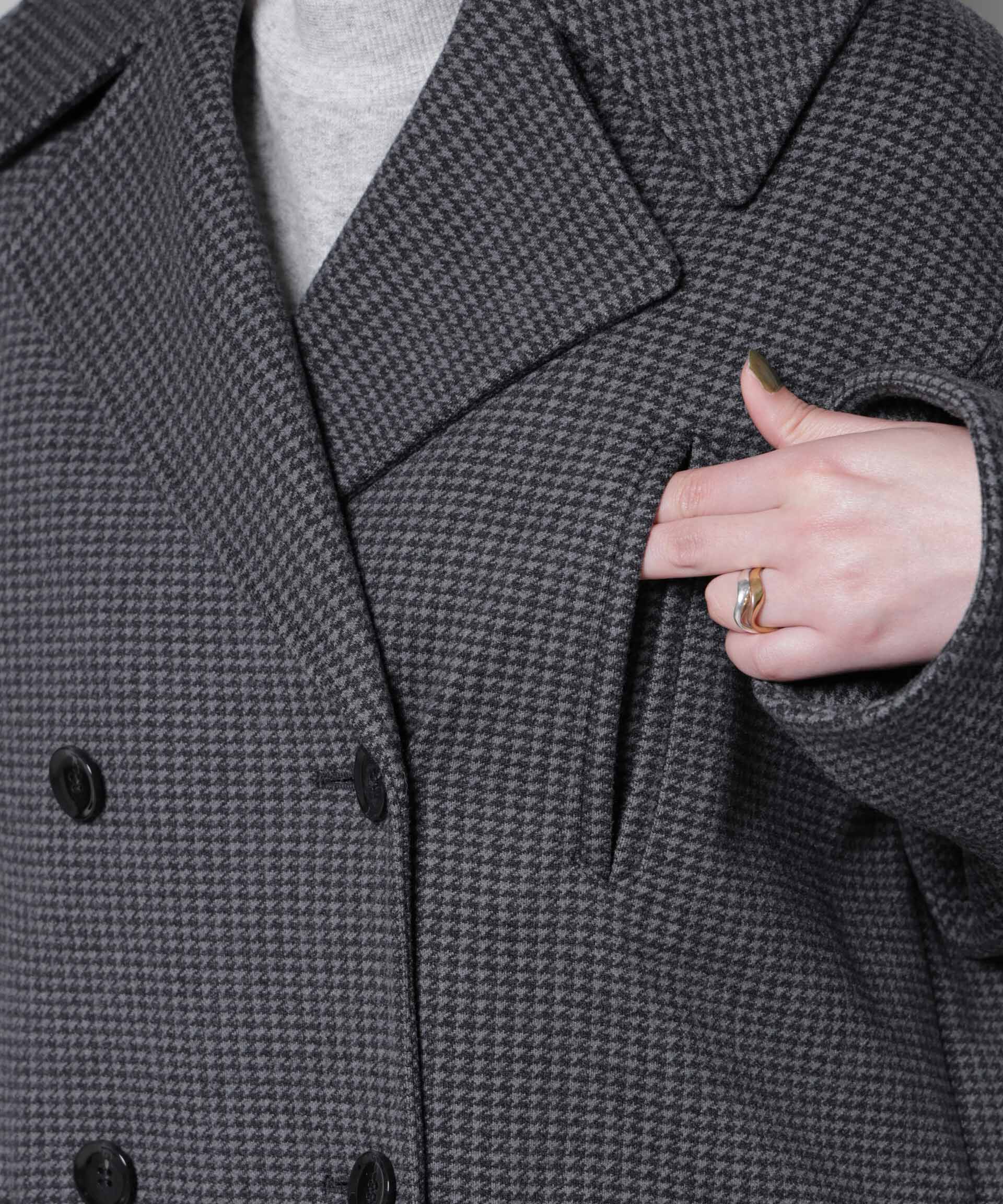 nano･universe「オーバーサイズポケットチェックコート」|その他|