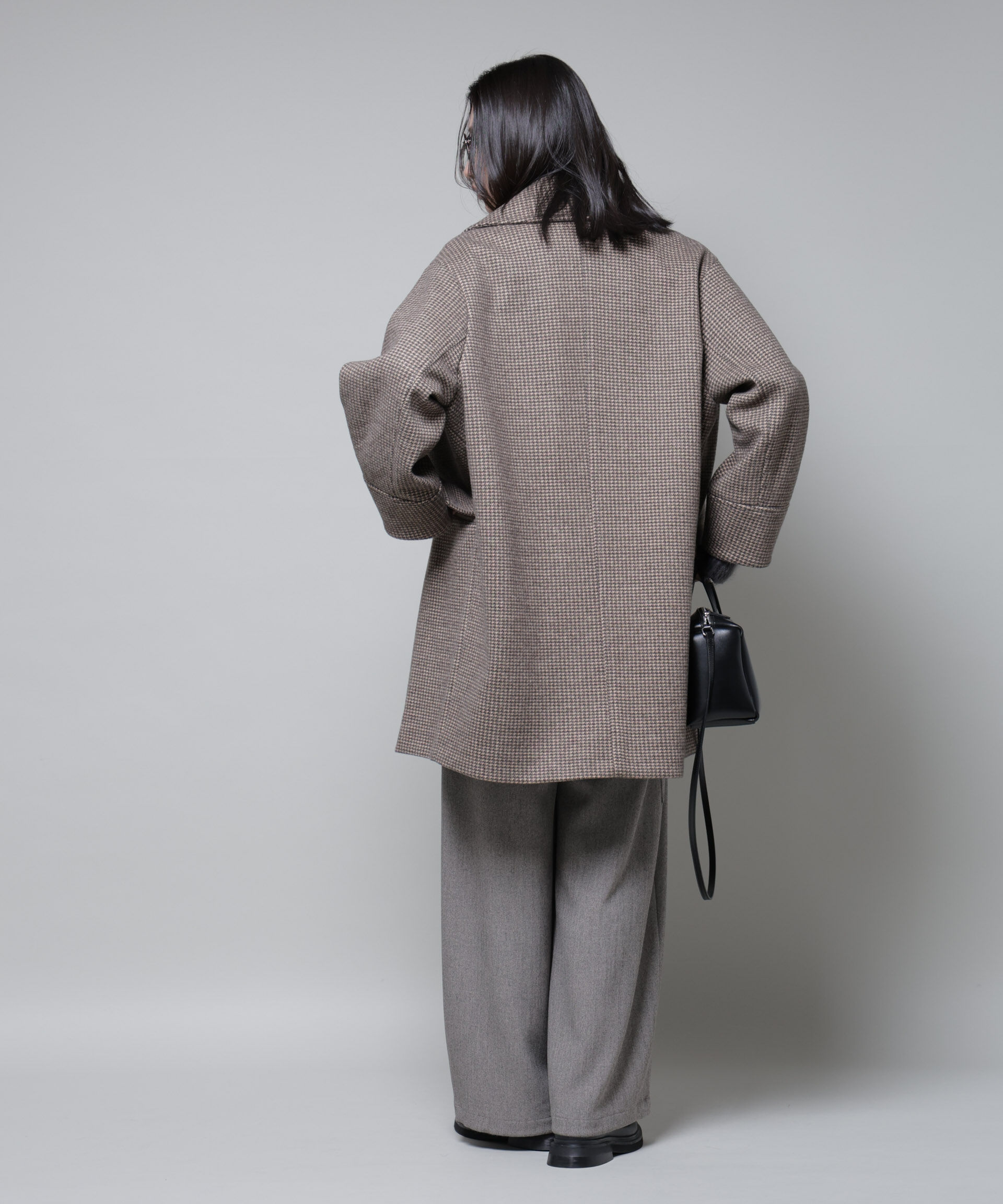 nano･universe「オーバーサイズポケットチェックコート」|その他|