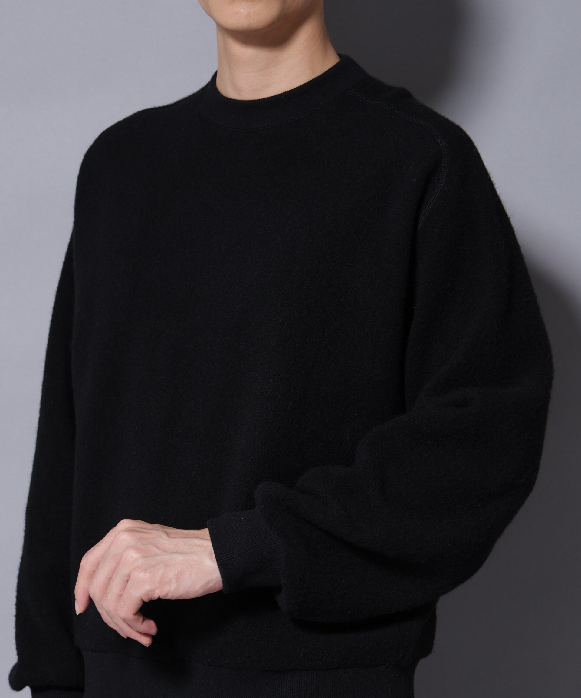 nano･universe「MIYATA&times;NANO JAPANMADE ウール/コットン スウェット」|Tシャツ・カットソー|