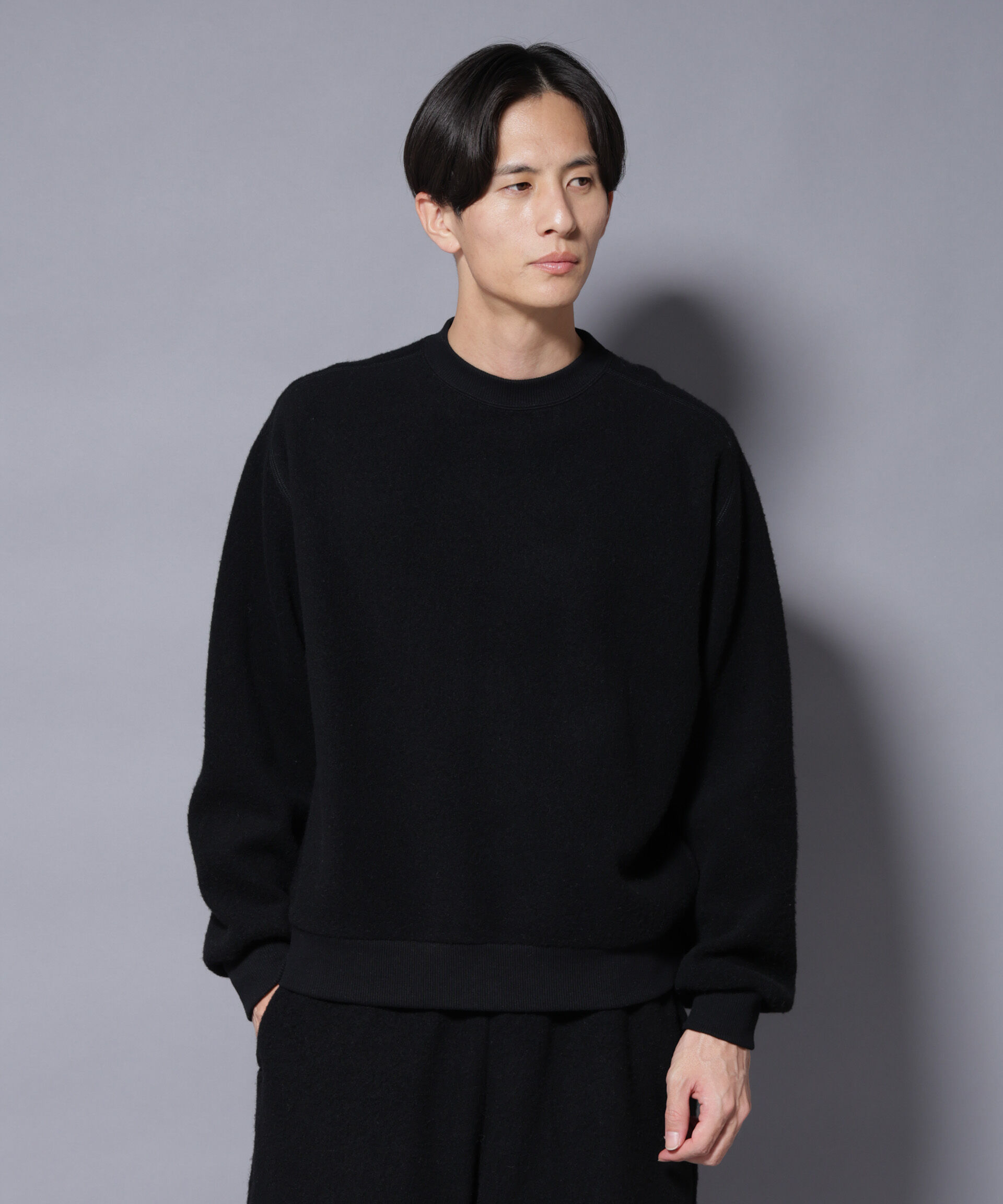 nano･universe「MIYATA&times;NANO JAPANMADE ウール/コットン スウェット」|Tシャツ・カットソー|