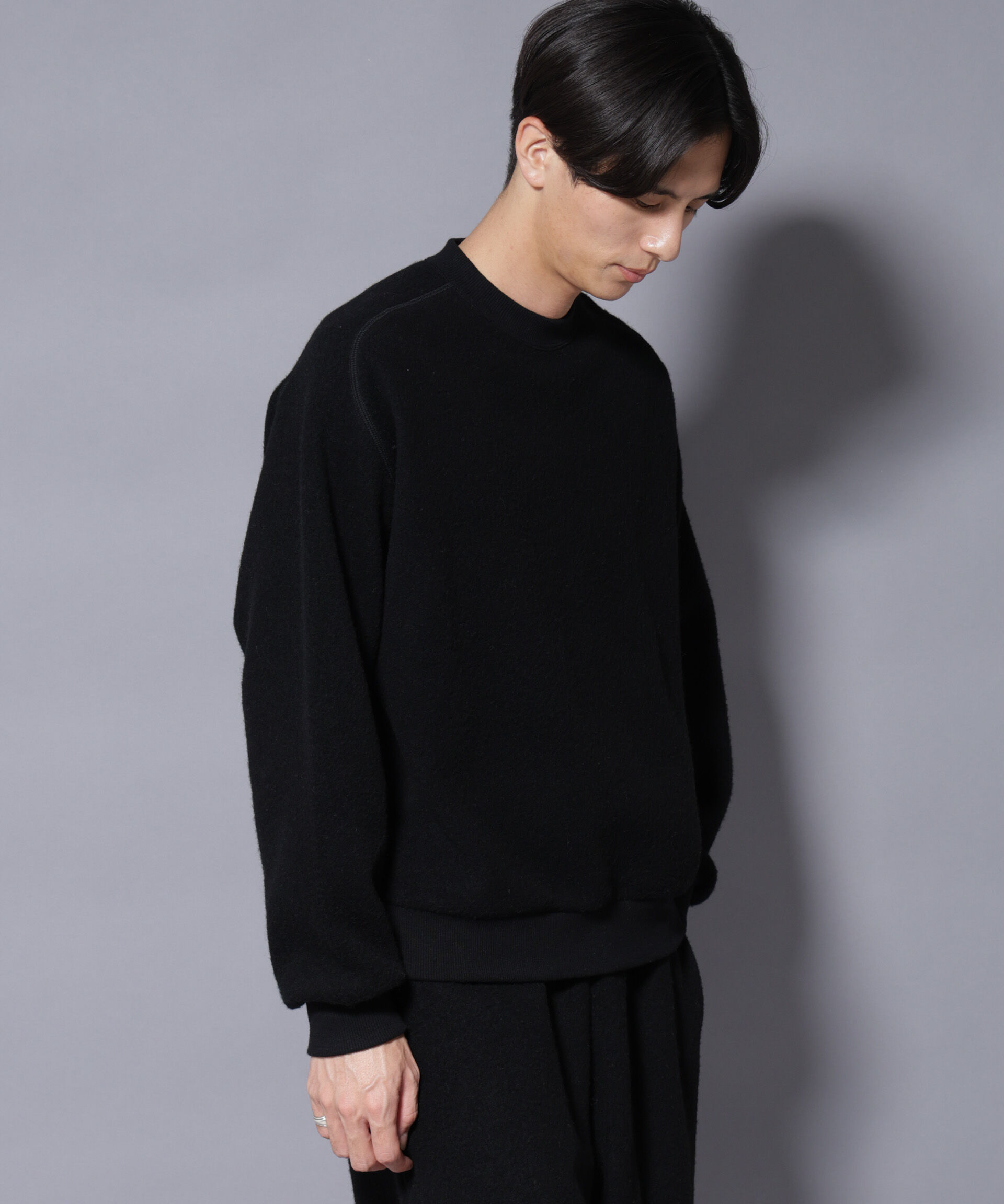 nano･universe「MIYATA&times;NANO JAPANMADE ウール/コットン スウェット」|Tシャツ・カットソー|