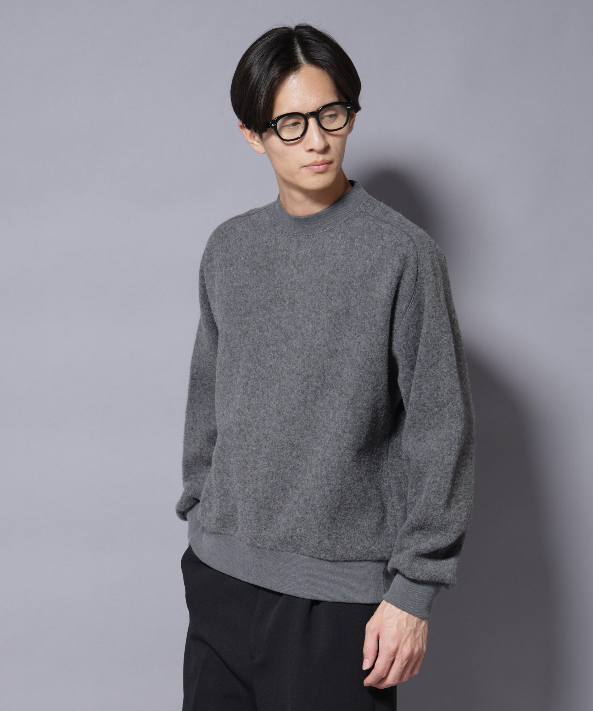 nano･universe「MIYATA&times;NANO JAPANMADE ウール/コットン スウェット」|Tシャツ・カットソー|