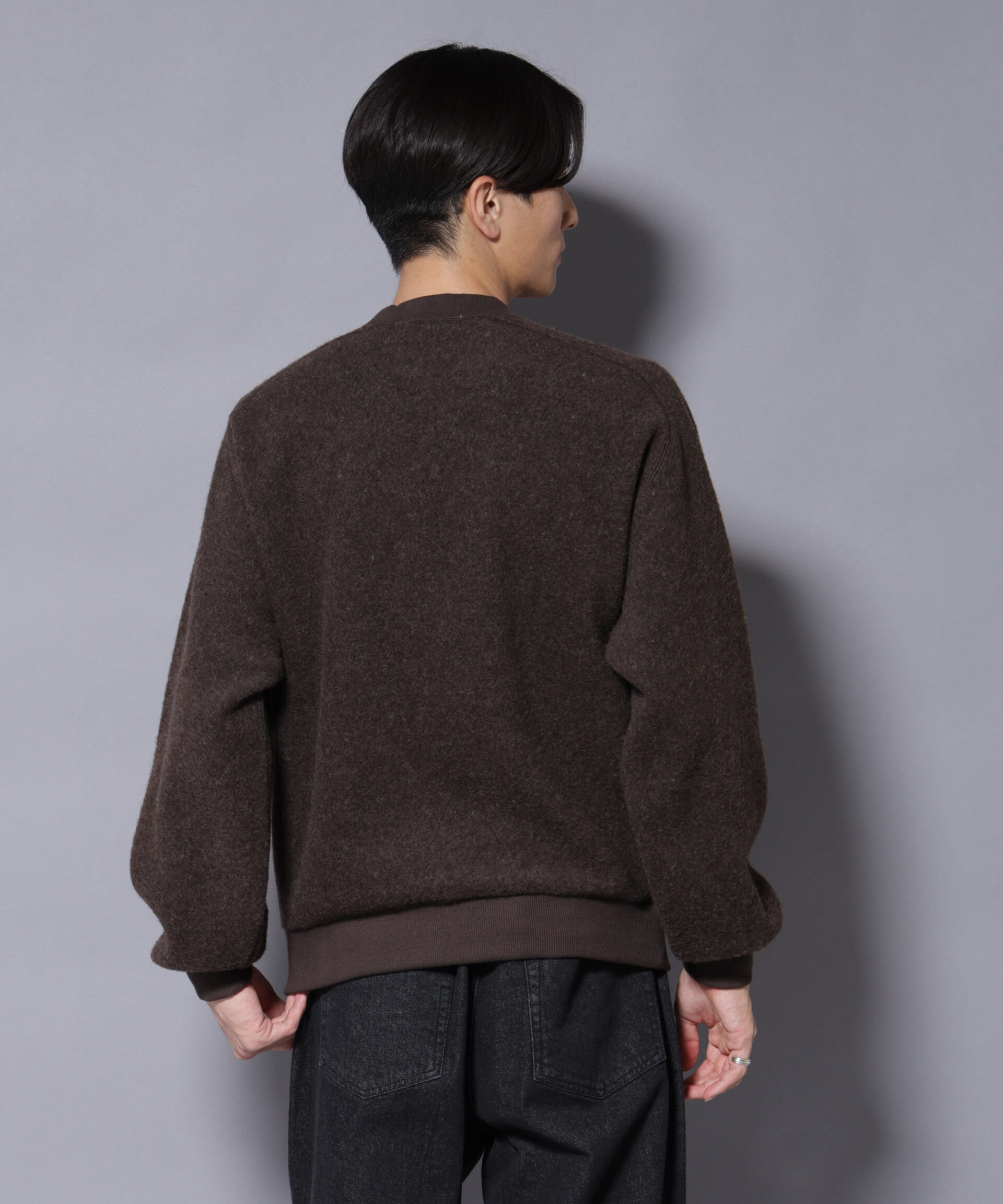 nano･universe「MIYATA&times;NANO JAPANMADE ウール/コットン スウェット」|Tシャツ・カットソー|