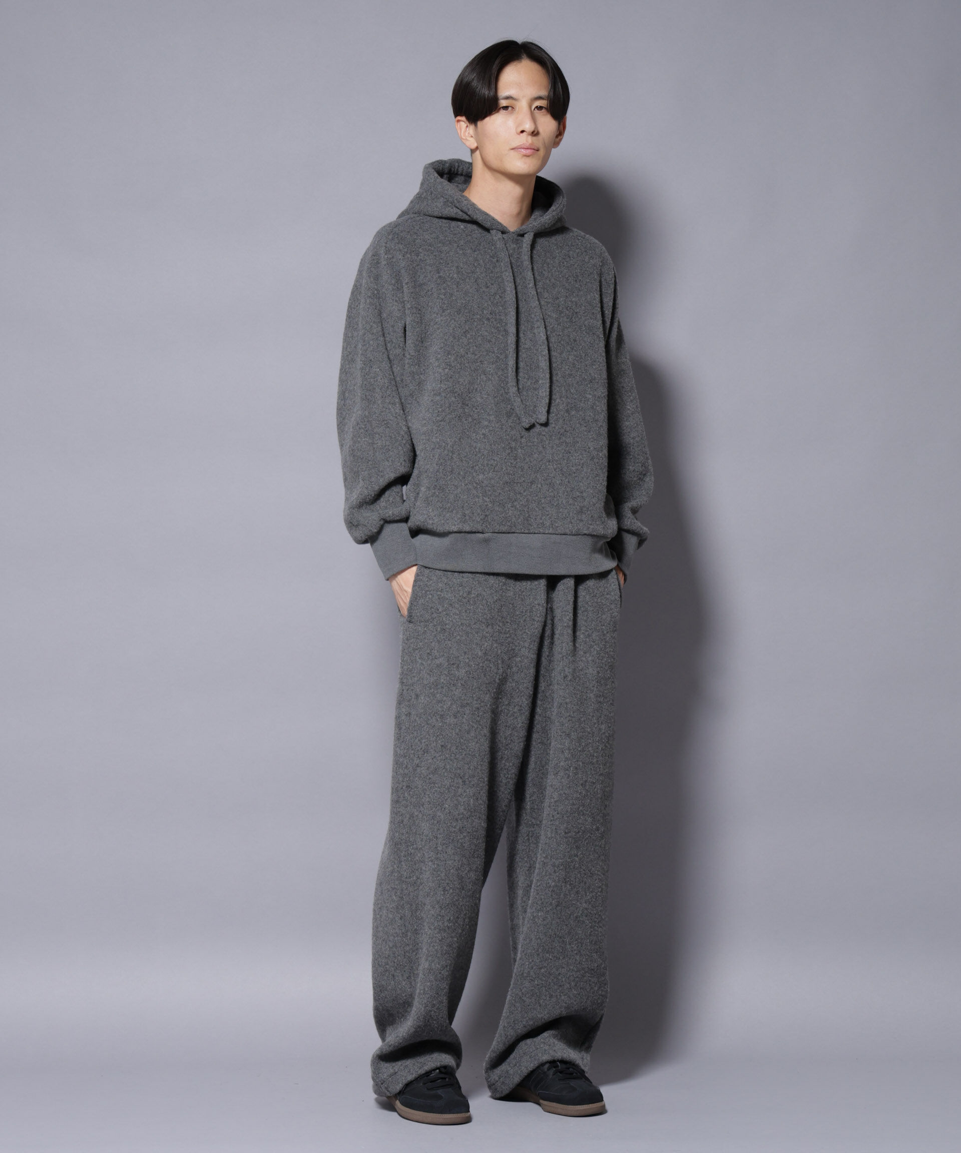 nano･universe「MIYATA&times;NANO JAPANMADE　ウールコットンイージーパンツ」|チノ|