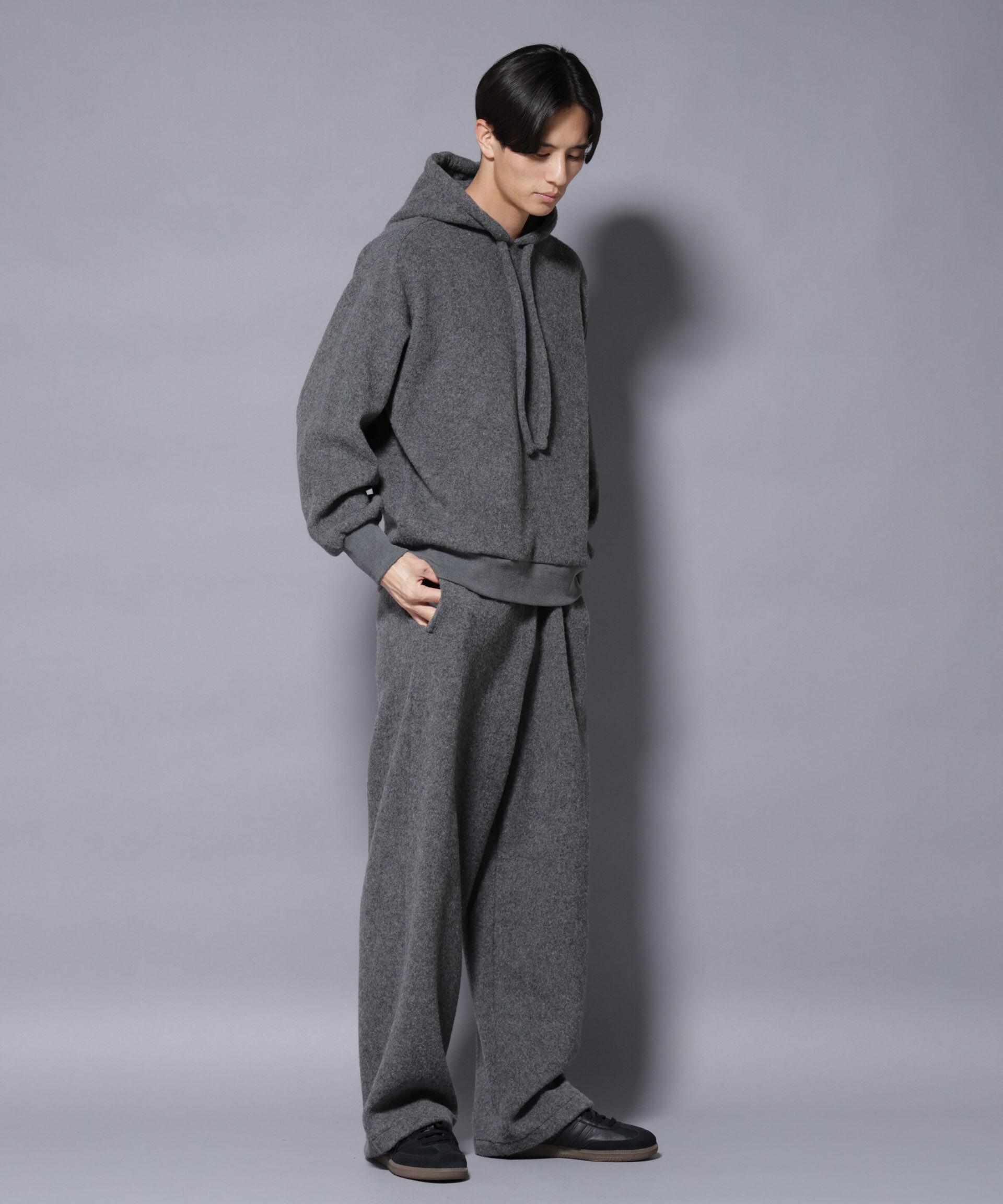 nano･universe「MIYATA&times;NANO JAPANMADE　ウールコットンイージーパンツ」|チノ|