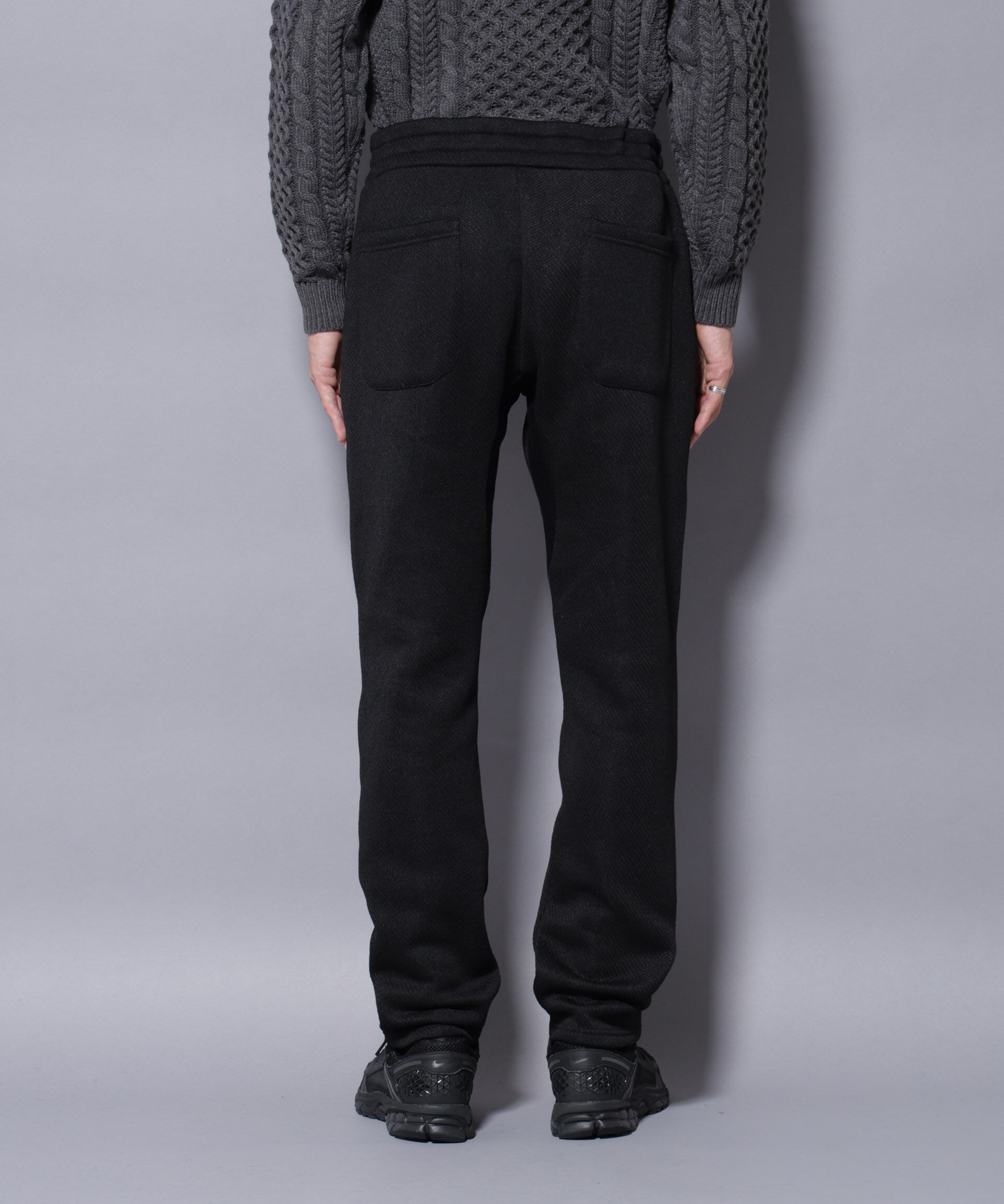 nano･universe「ニットフリースイージーパンツ(セットアップ可)」|チノ|