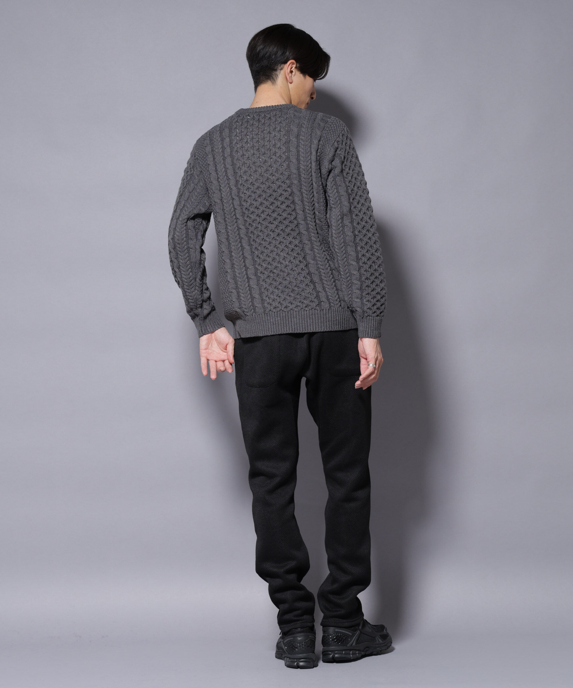 nano･universe「ニットフリースイージーパンツ(セットアップ可)」|チノ|