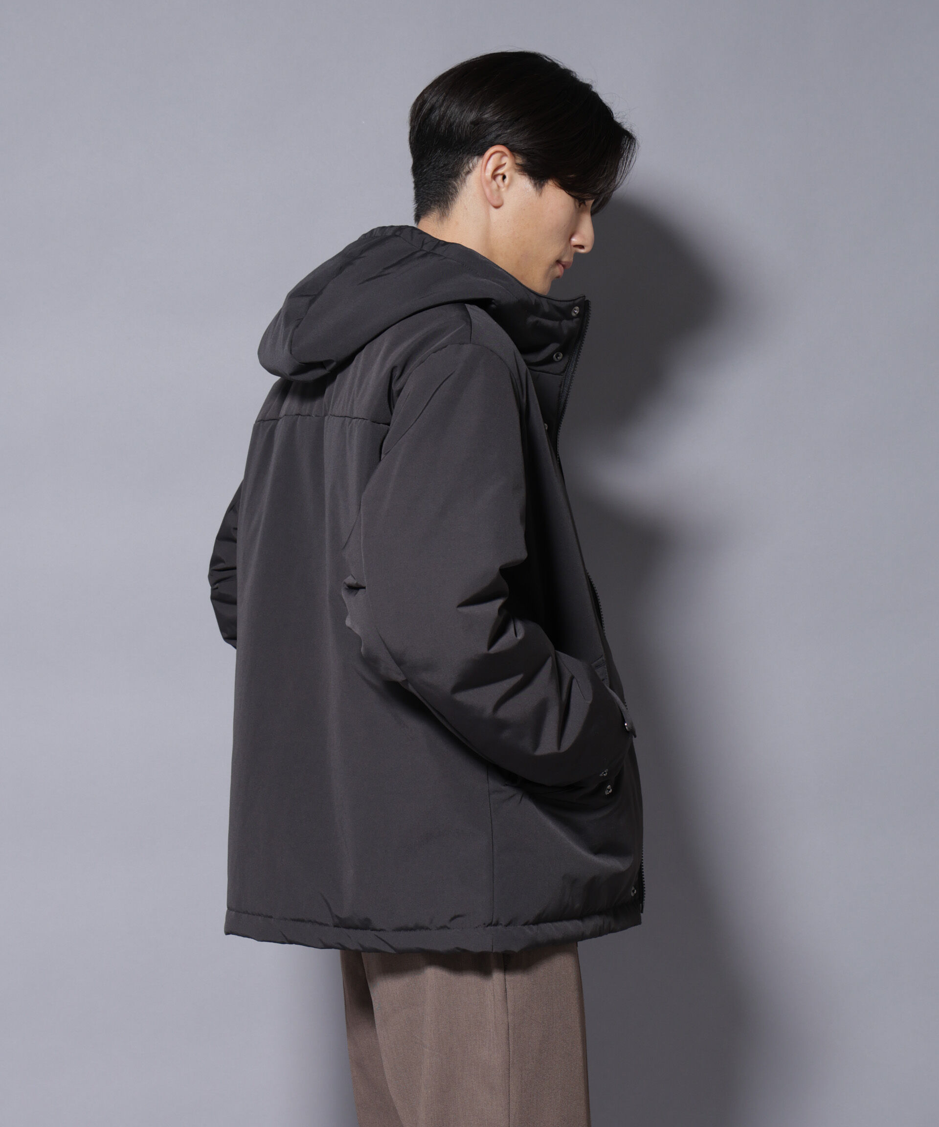 nano･universe「ミリタリー中綿ブルゾン」|ブルゾン・スタジャン|