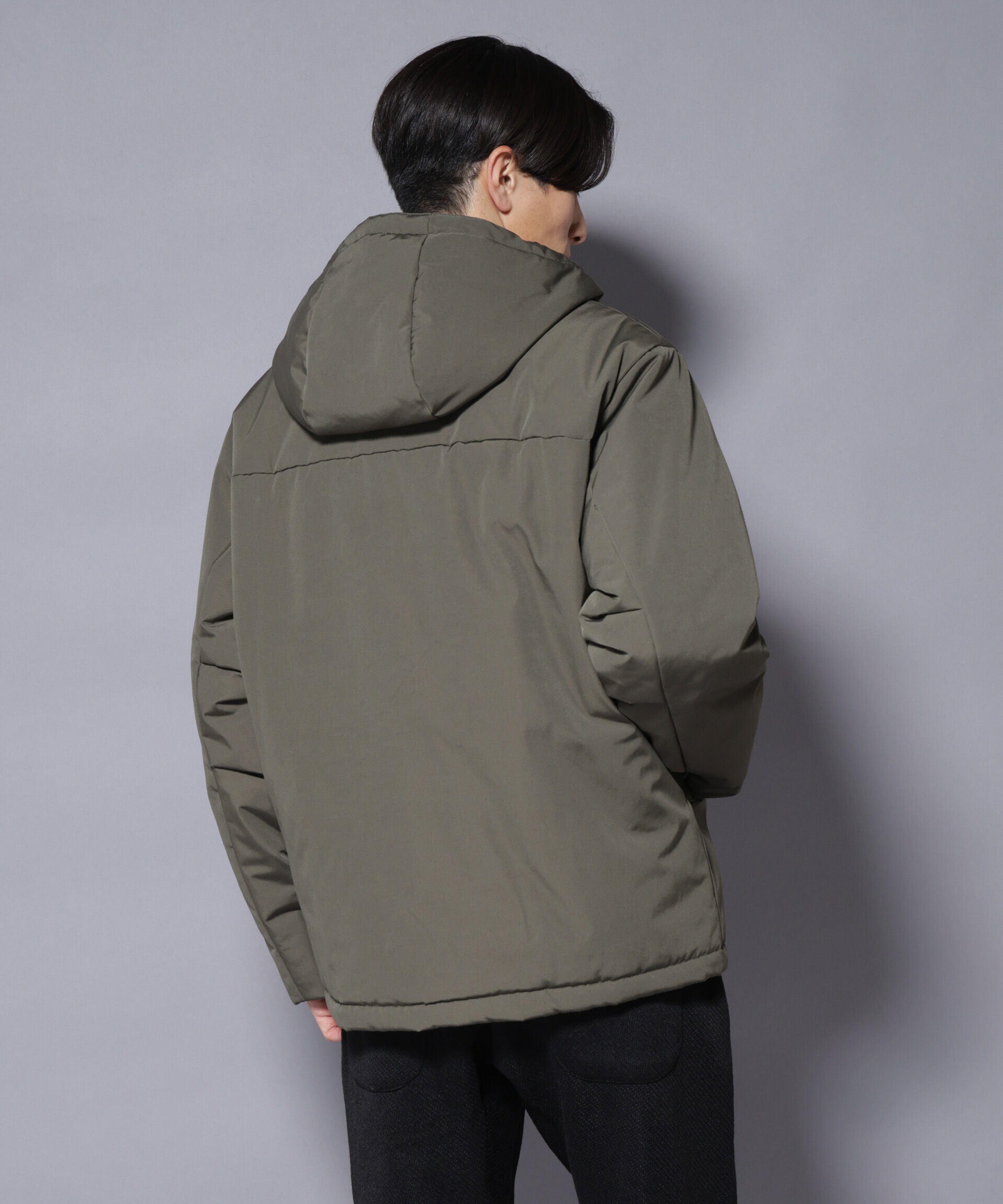 nano･universe「ミリタリー中綿ブルゾン」|ブルゾン・スタジャン|