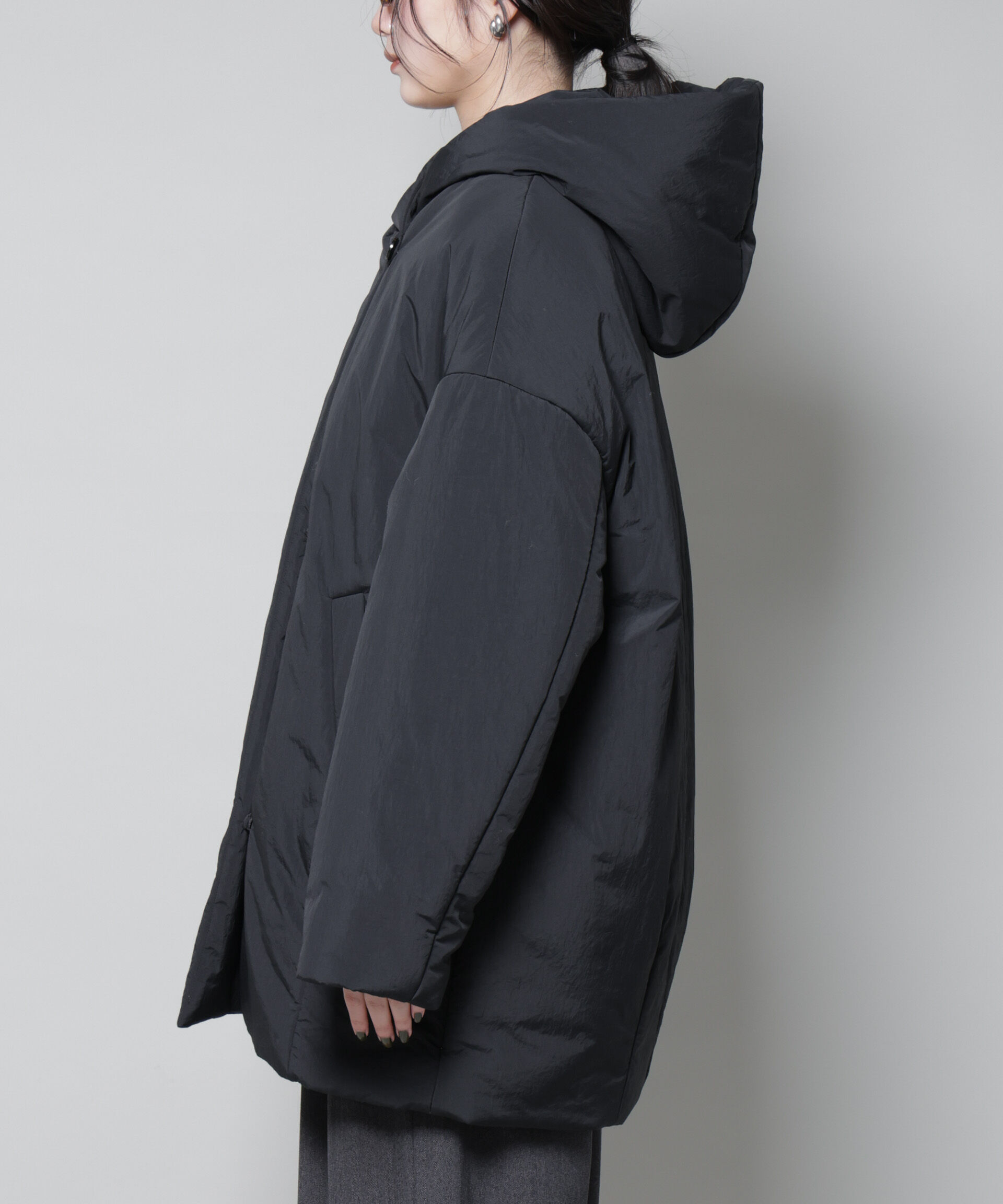 nano･universe「ETHERMALOFT(R)AEROGEL 中綿フードコクーンコート」|その他|