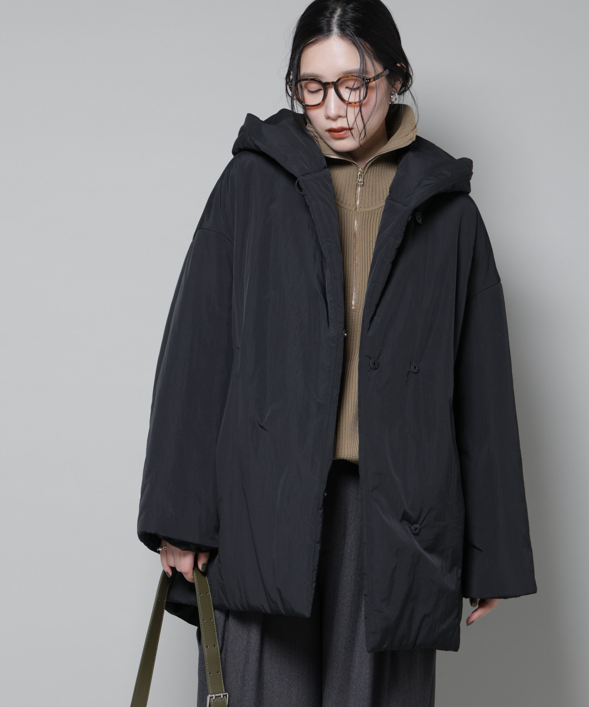 nano･universe「ETHERMALOFT(R)AEROGEL 中綿フードコクーンコート」|その他|