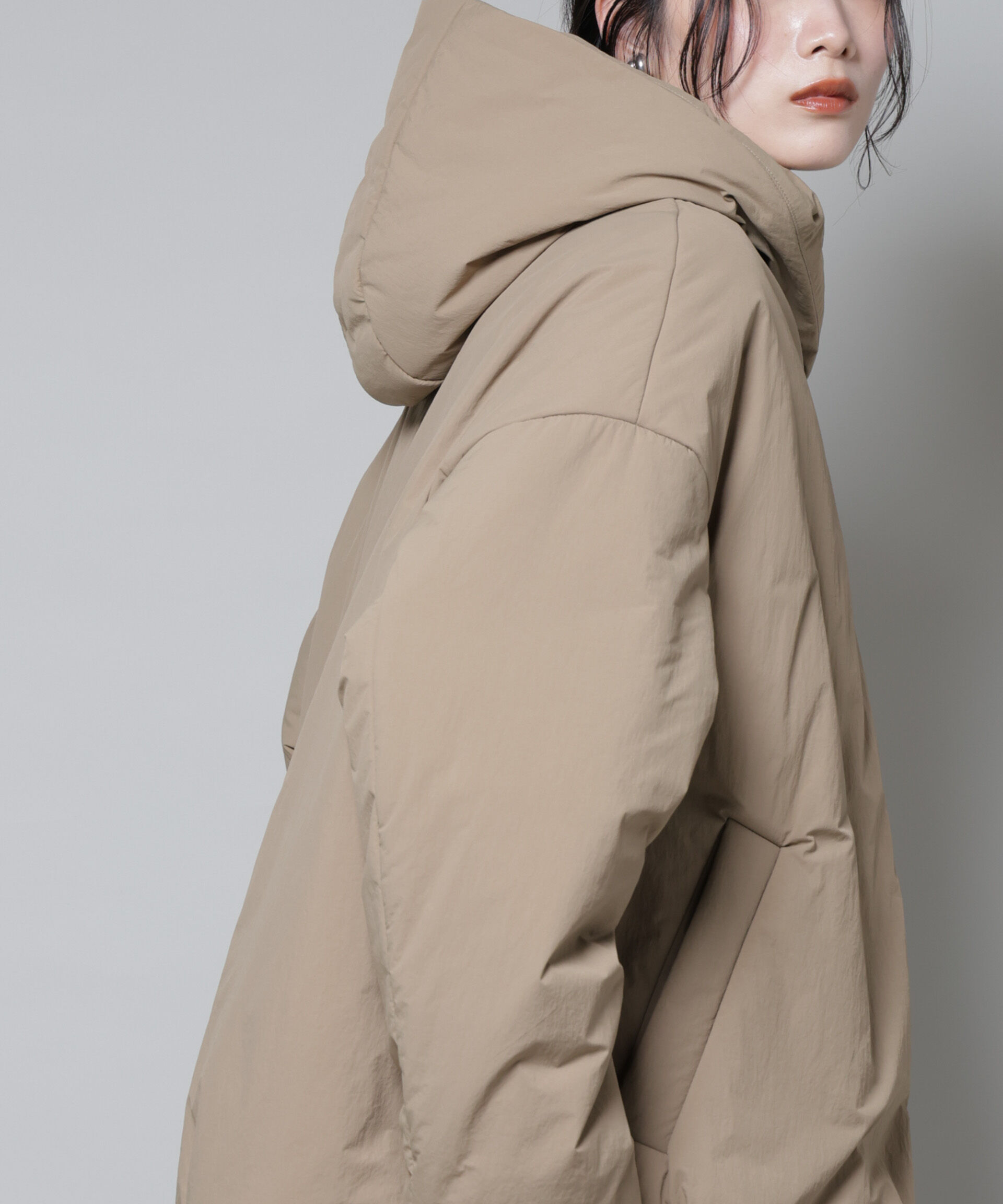 nano･universe「ETHERMALOFT(R)AEROGEL 中綿フードコクーンコート」|その他|