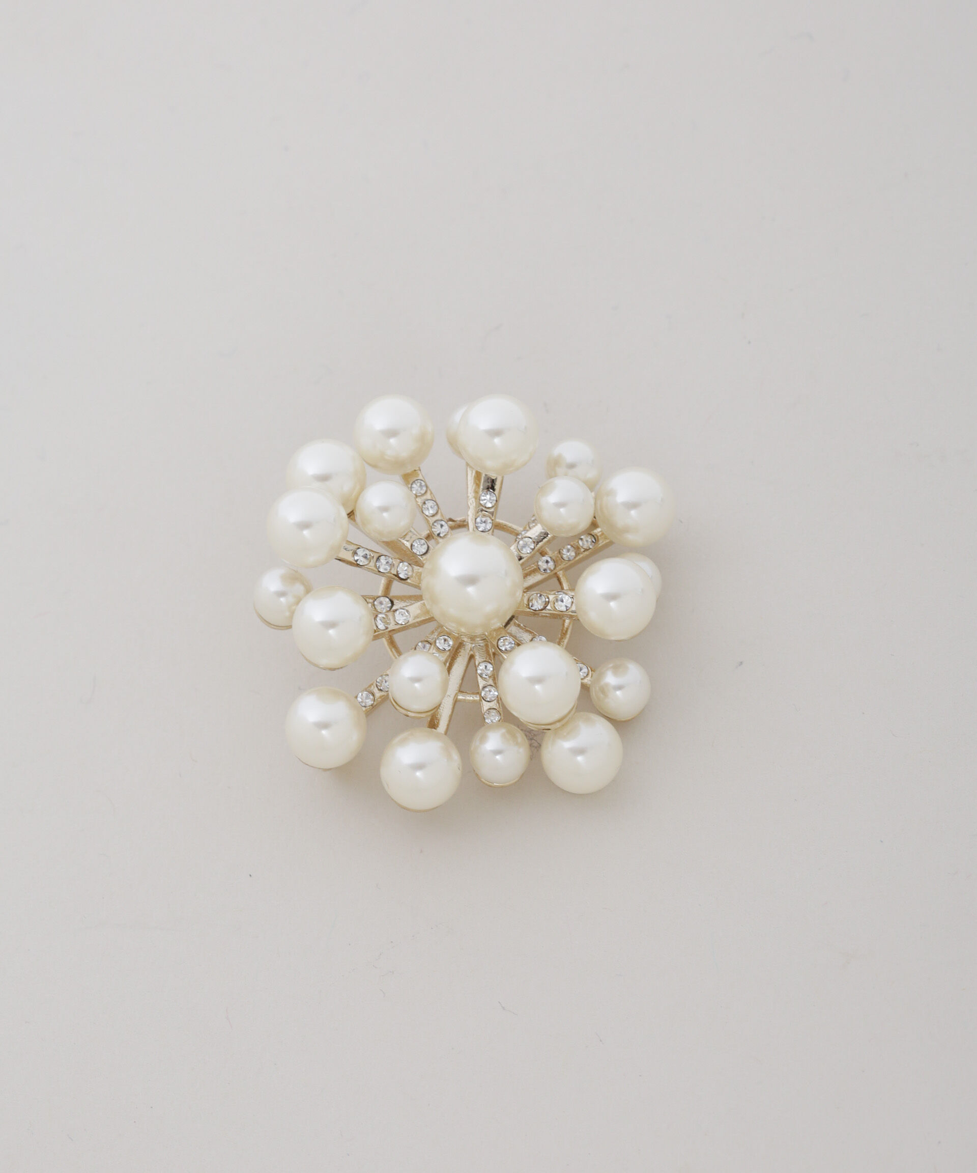 nano･universe「フェイクパールスパークルブローチ」|その他|