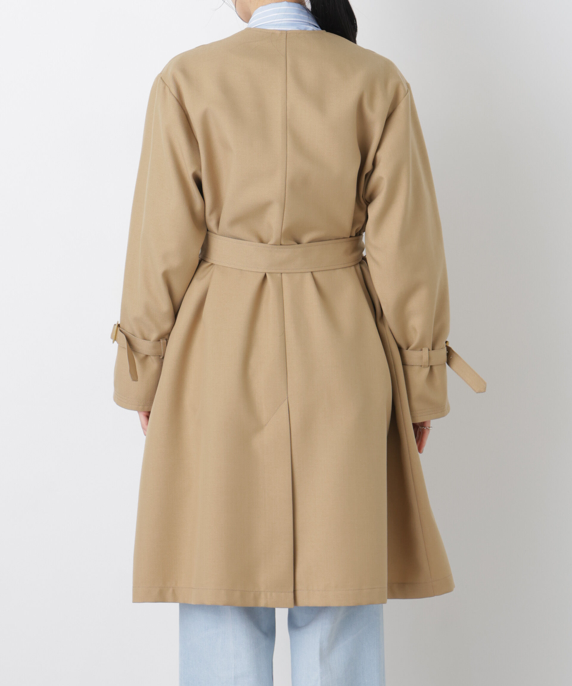 nano･universe「シャンブレーツイルラップコート」|その他|