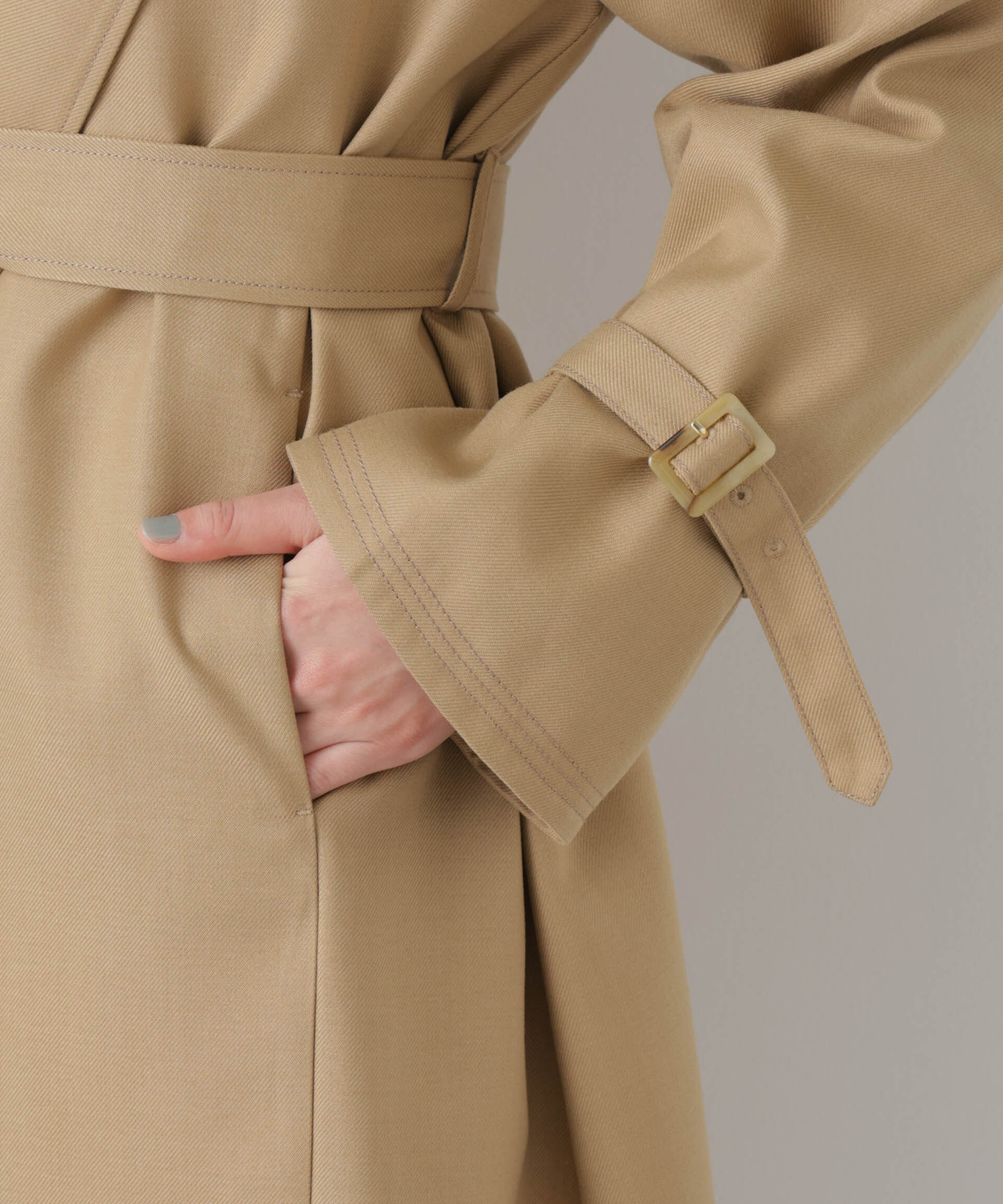 nano･universe「シャンブレーツイルラップコート」|その他|