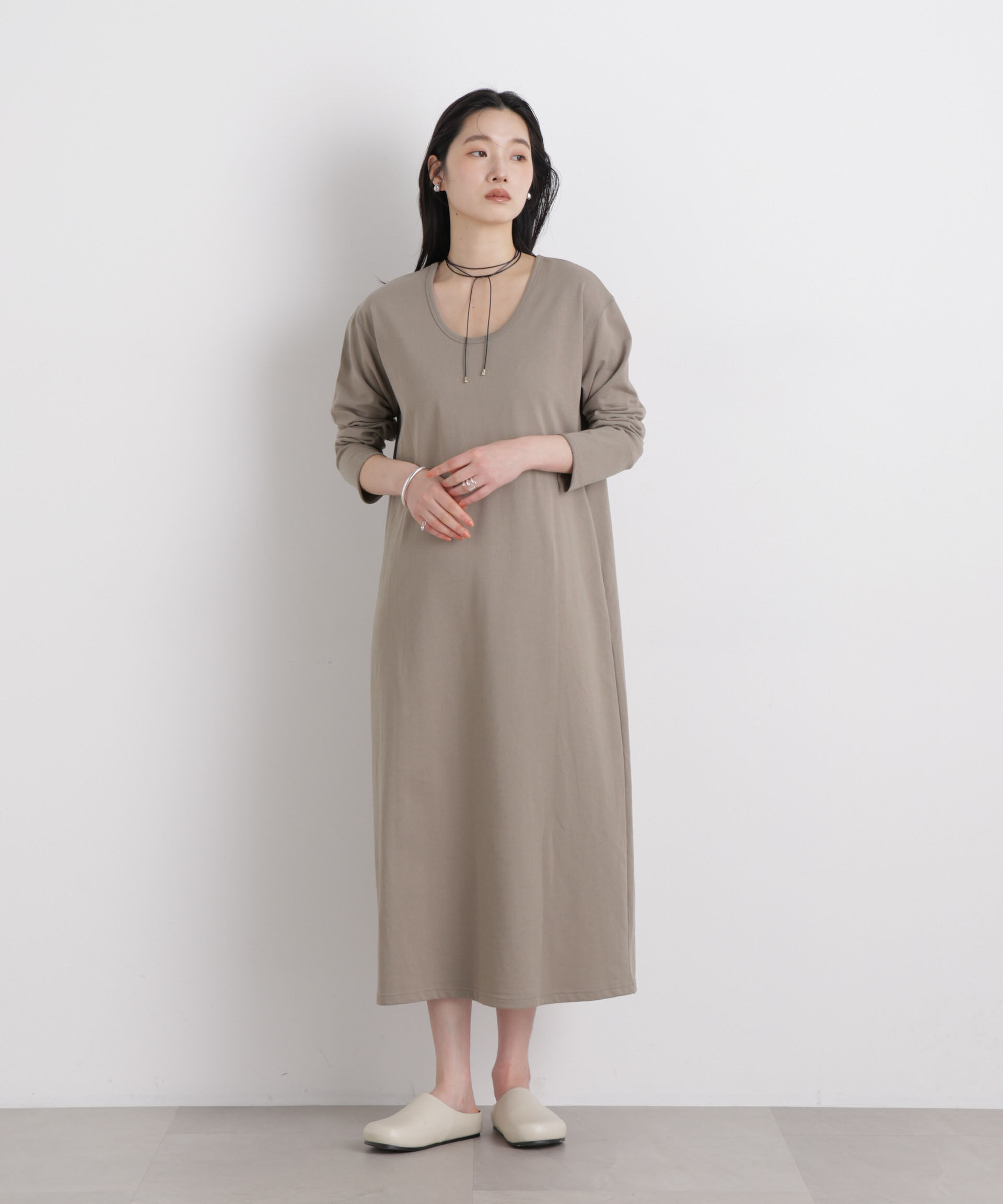 nano･universe「前後2wayチョーカー付きカットワンピース」|ワンピース|